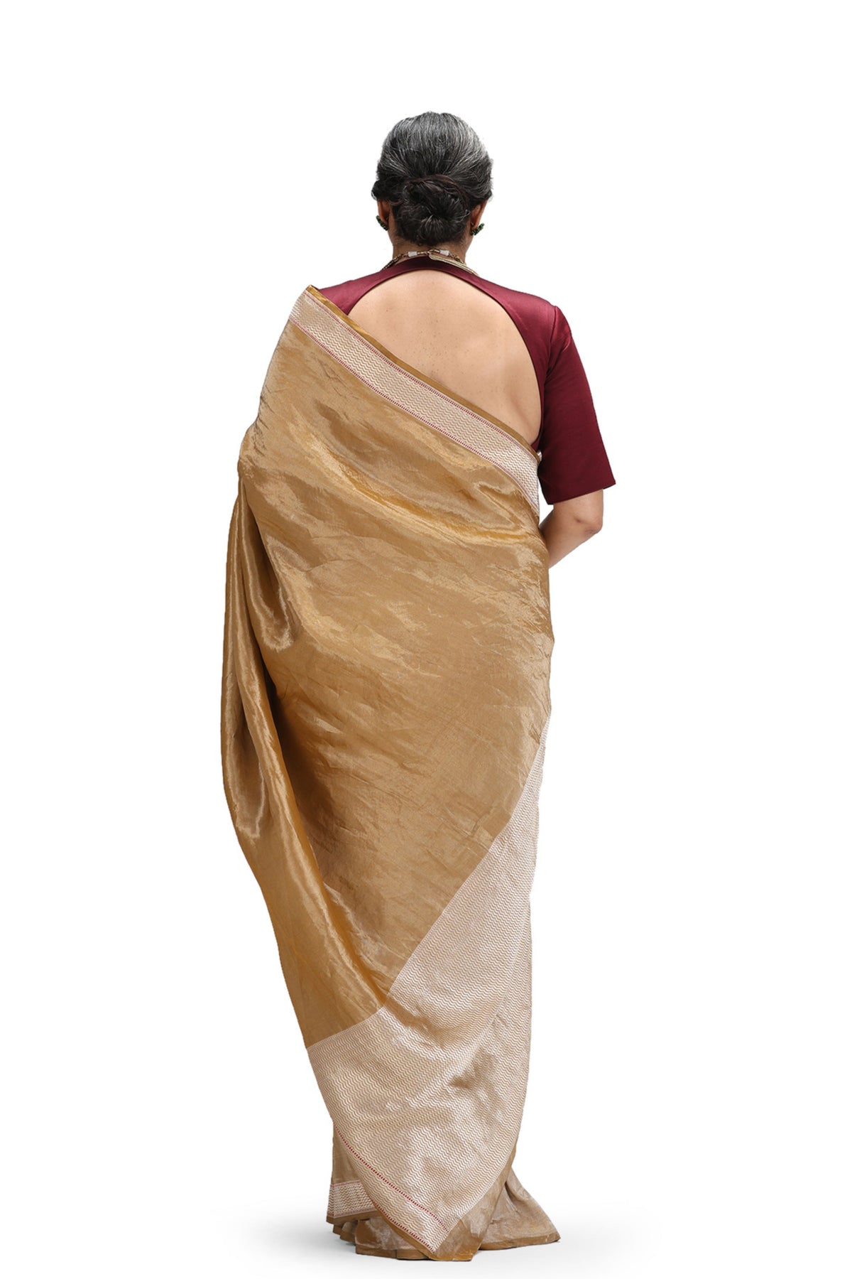 Kumuda Bronze Saree Set