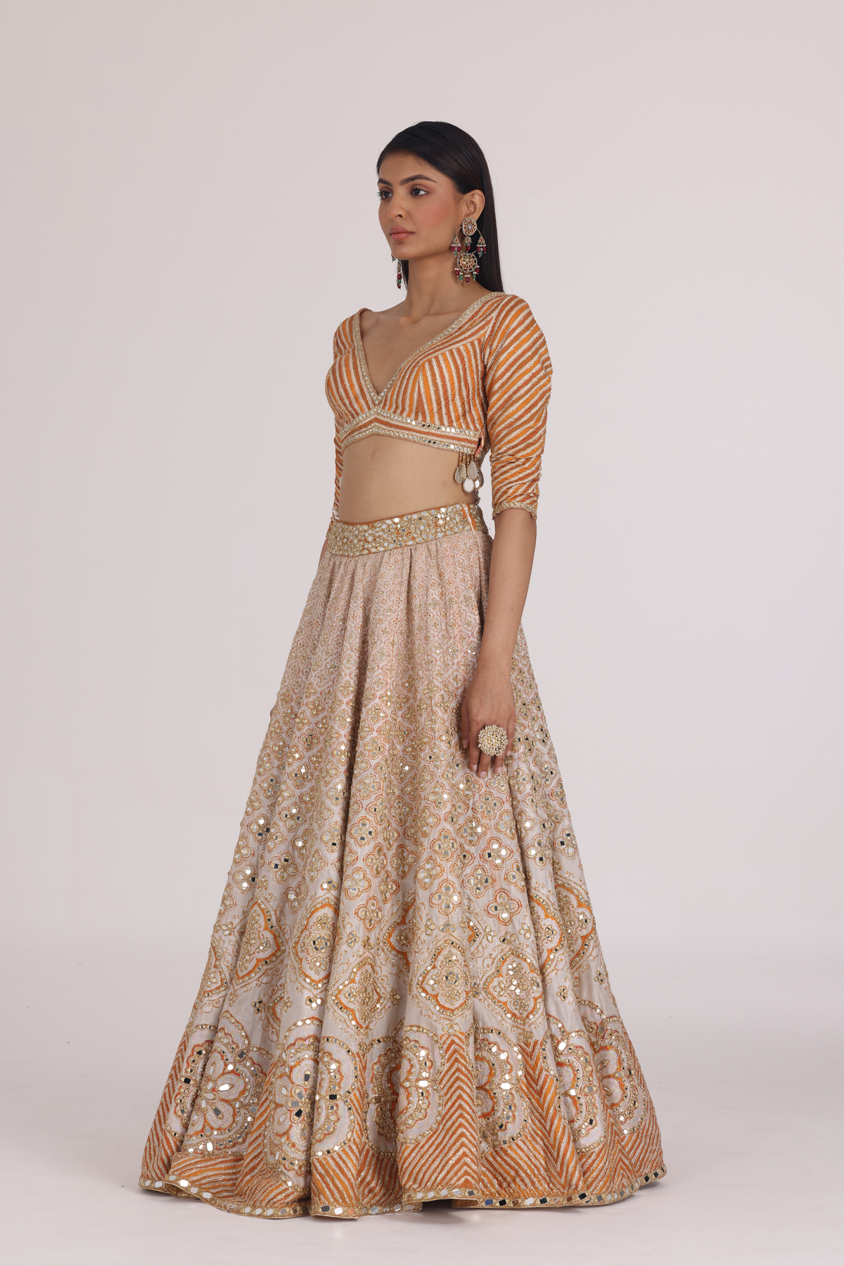 Desert Hues Printed Lehenga Set