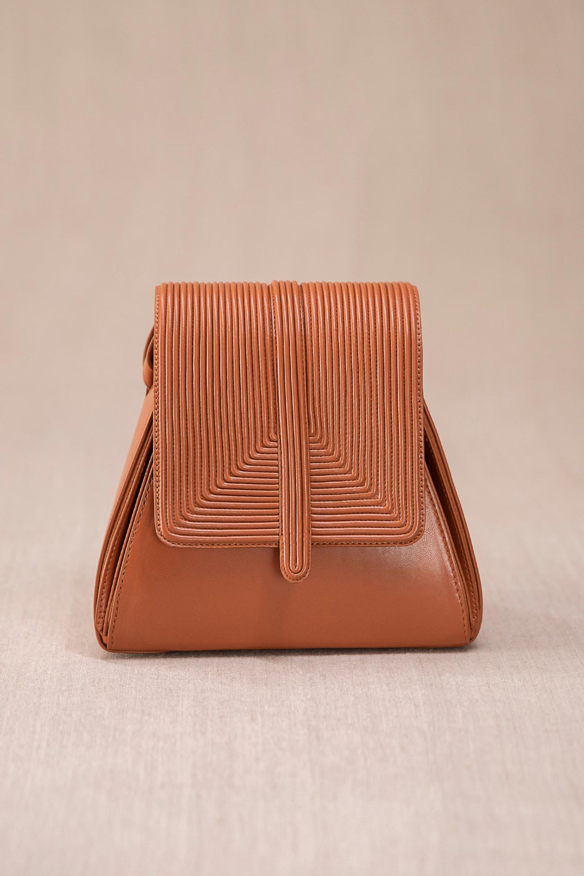 Tan naia shoulder bag