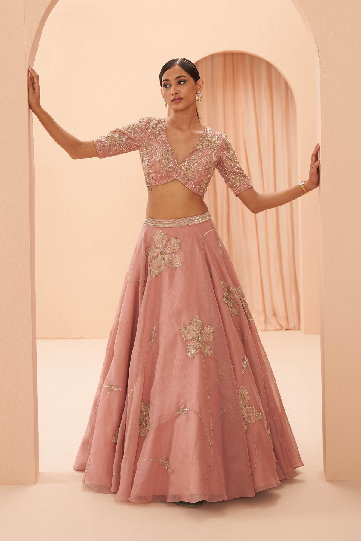 Orchid Pink Lehenga Set