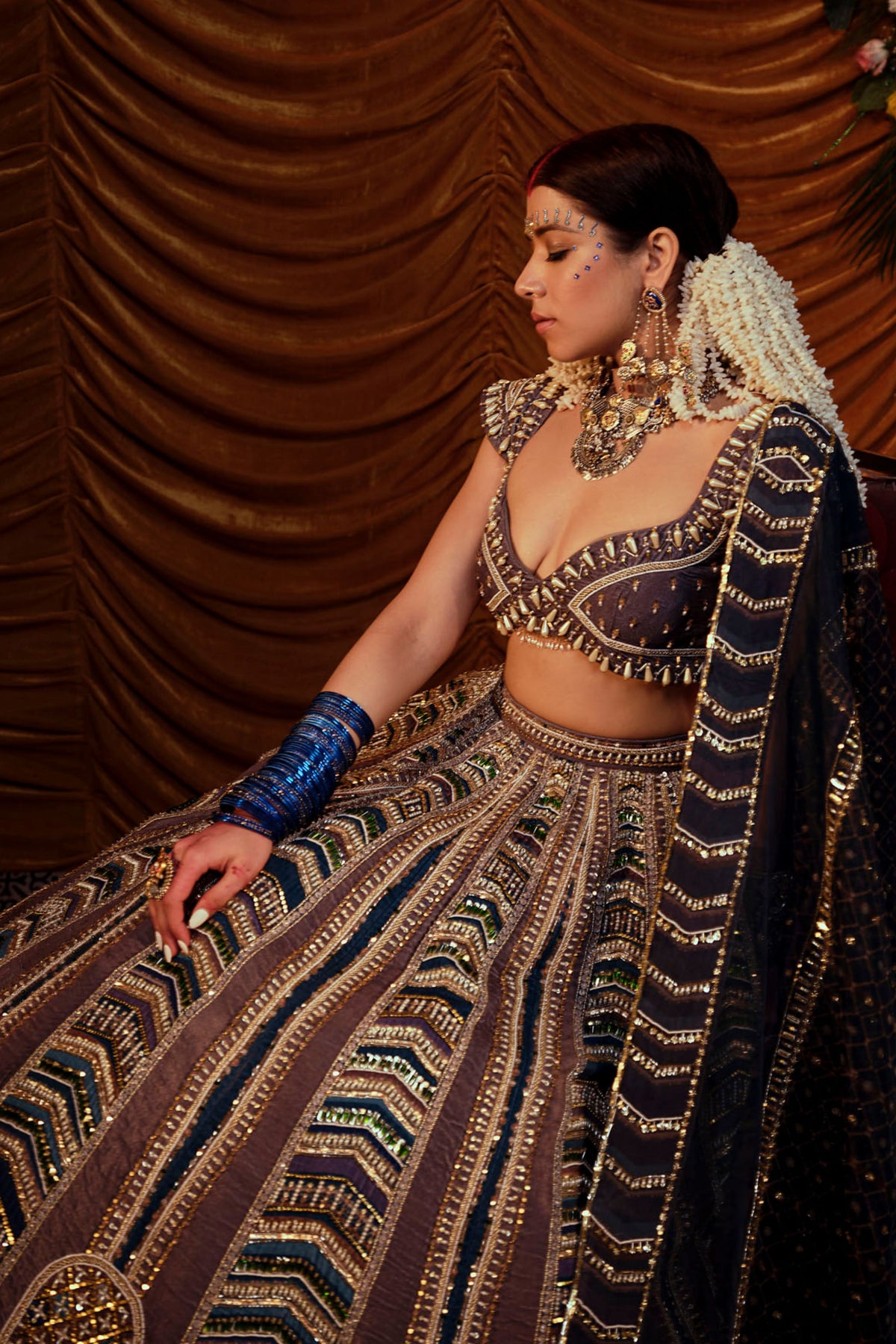 Masakkali Lehenga Set