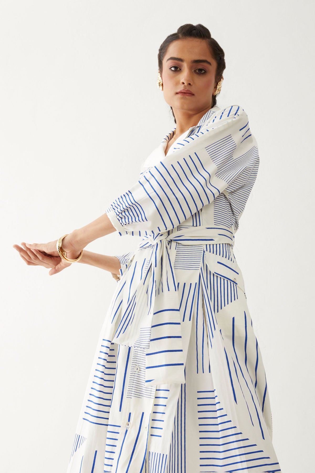 Mara Dress With Reflection Print