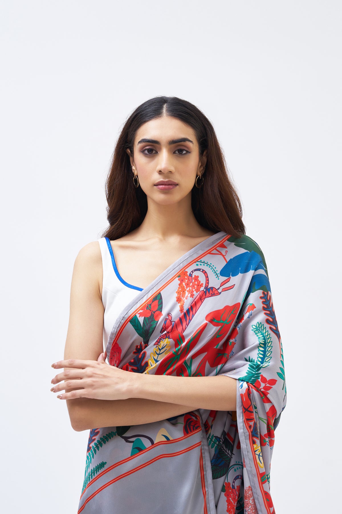 Wild Kaya&#39;s Child Mist Saree