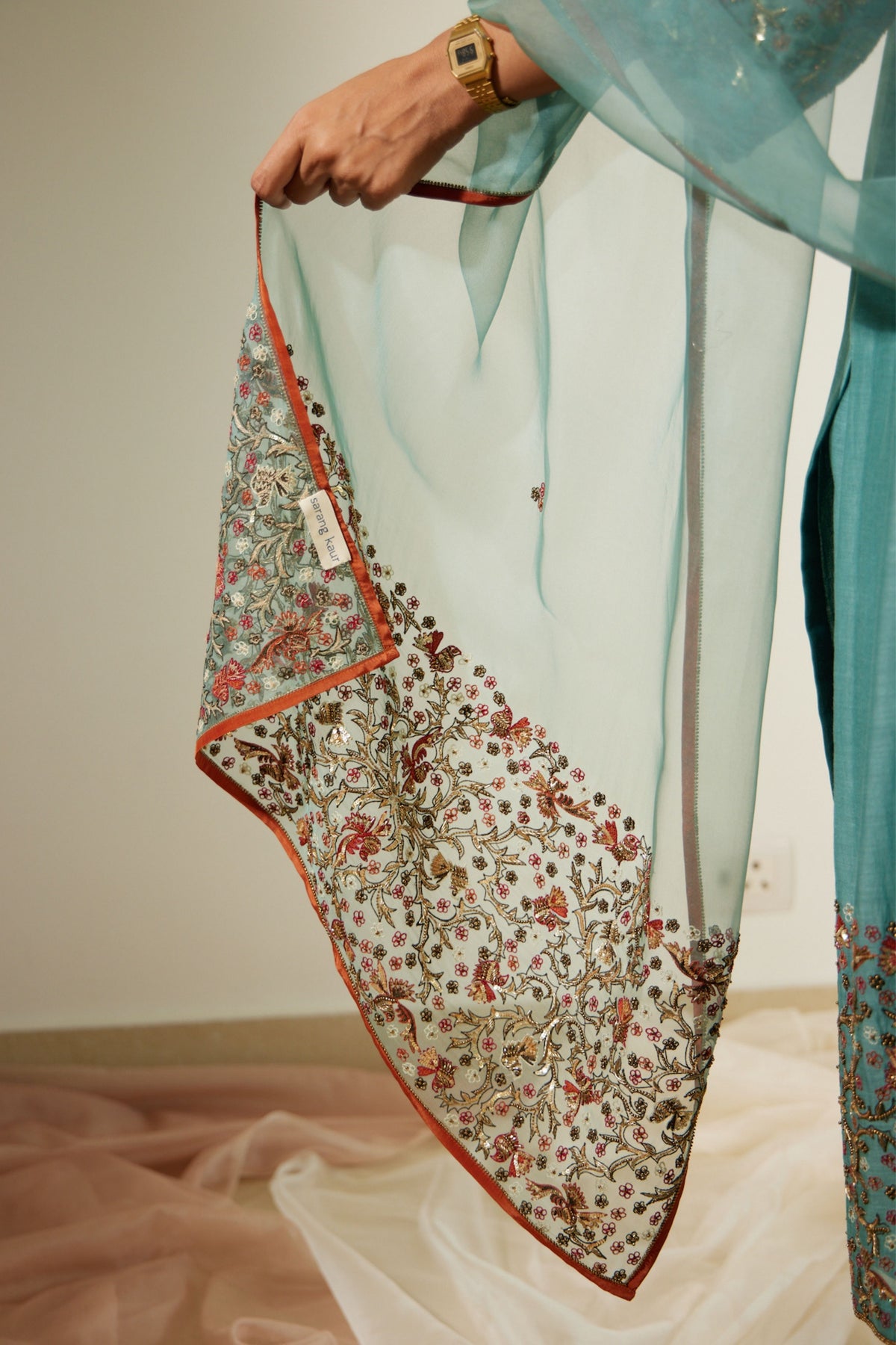 Blue Gulaal Dupatta