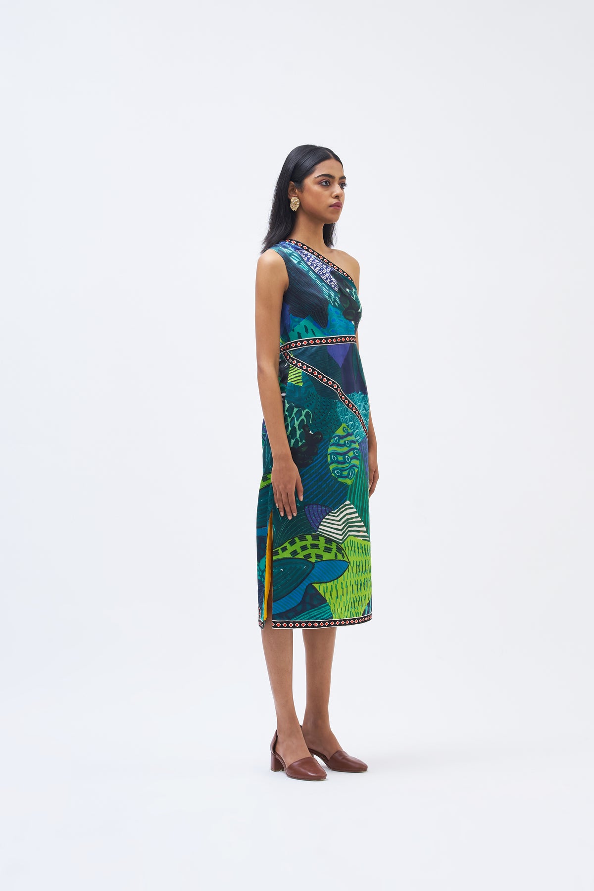 Torres Strait Forest Green Dress