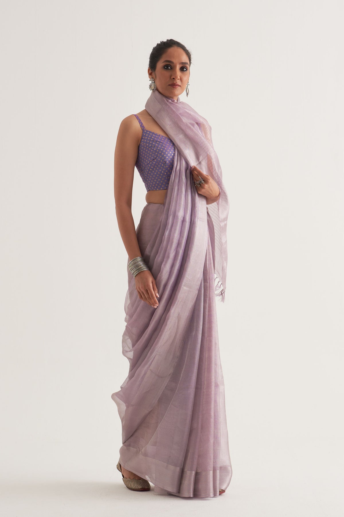 Sudha Lilac Saree