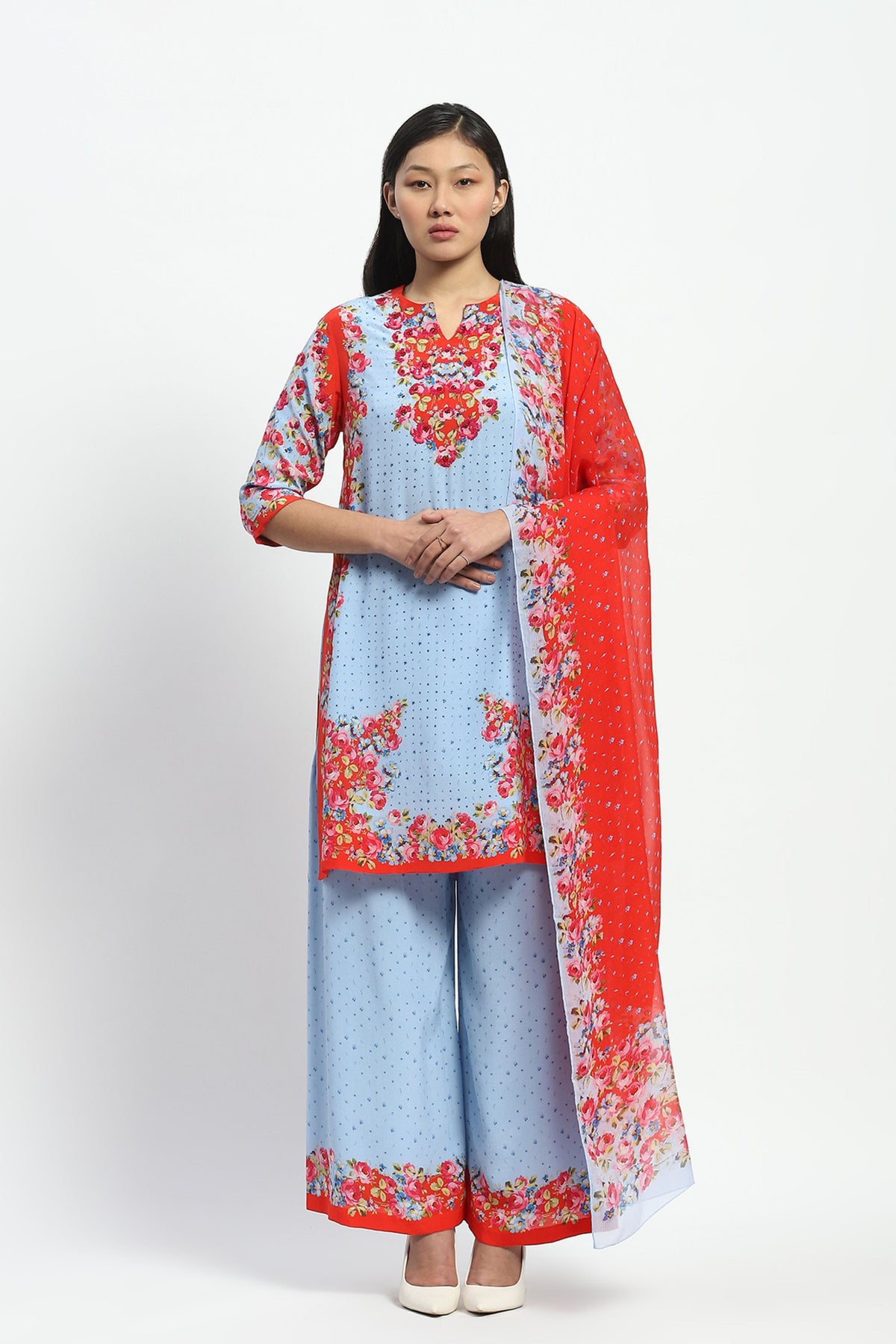 Powder Blue Kurta Set