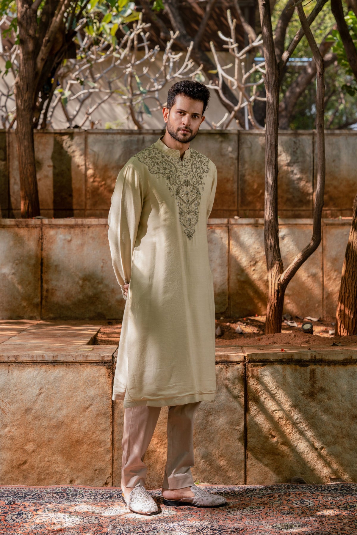 Embroidered Kurta Set