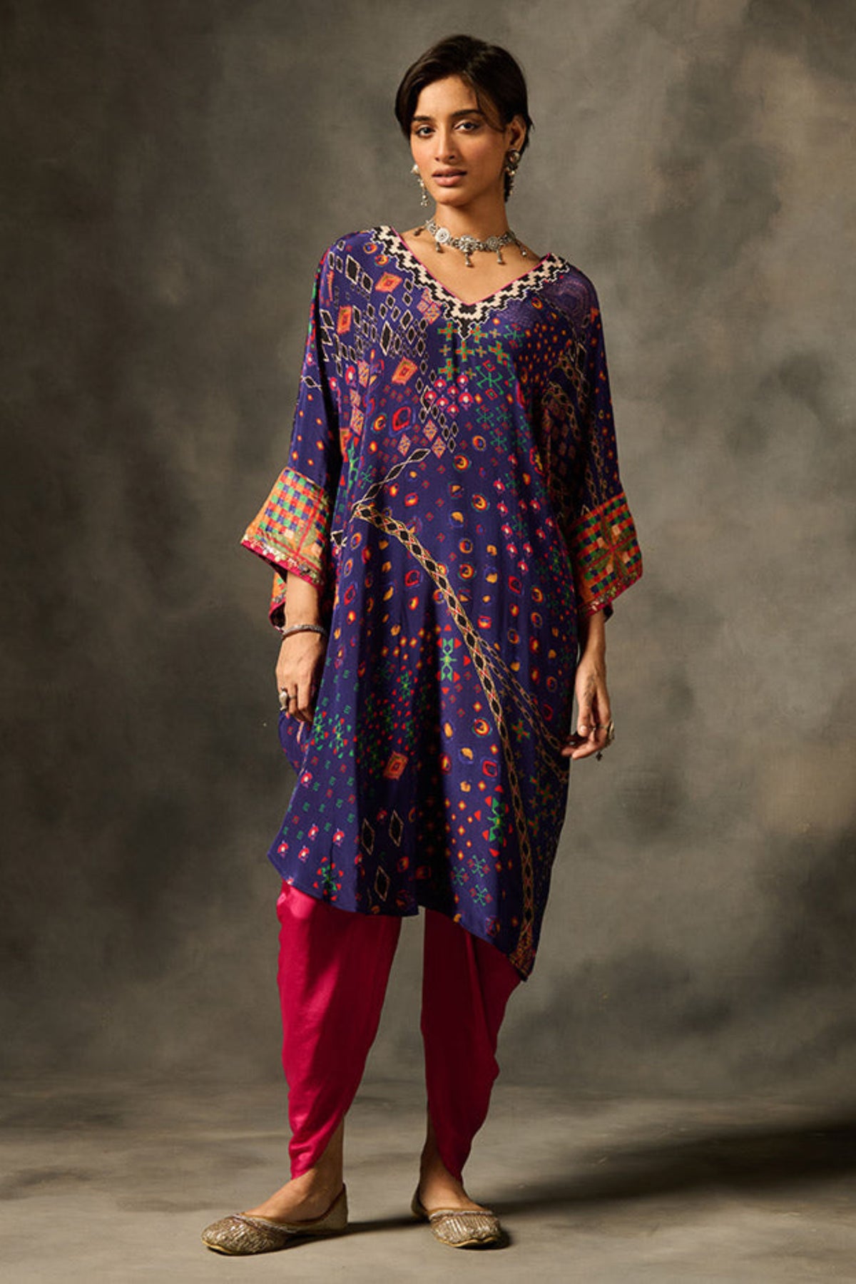 Purple Rumi Kaftan Set