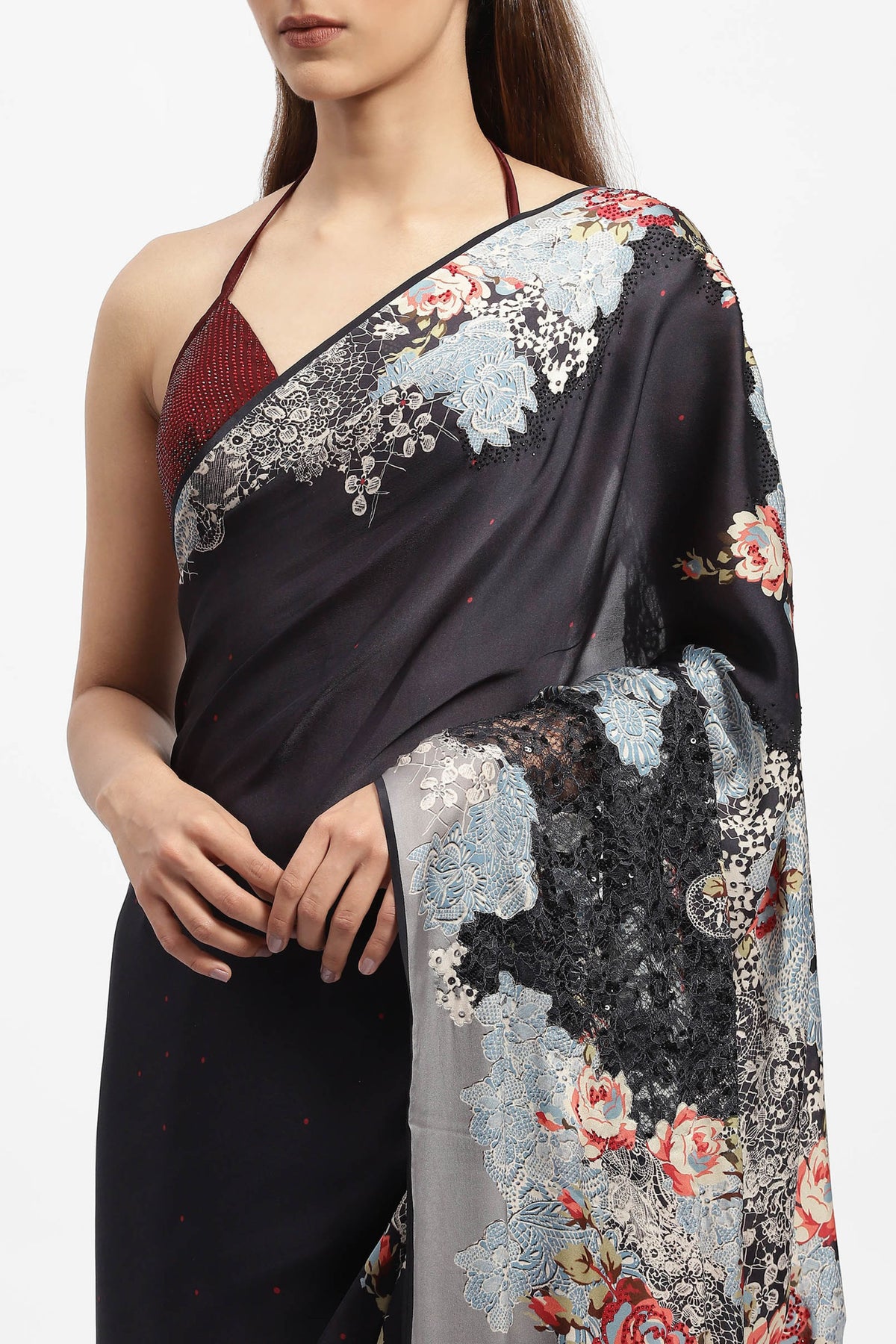 Aurora Florealis Embellished Saree