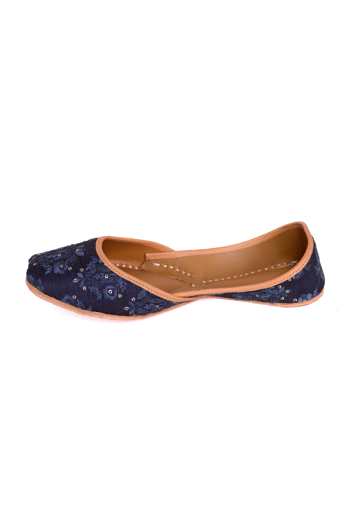 Nightfall navy blue jutti