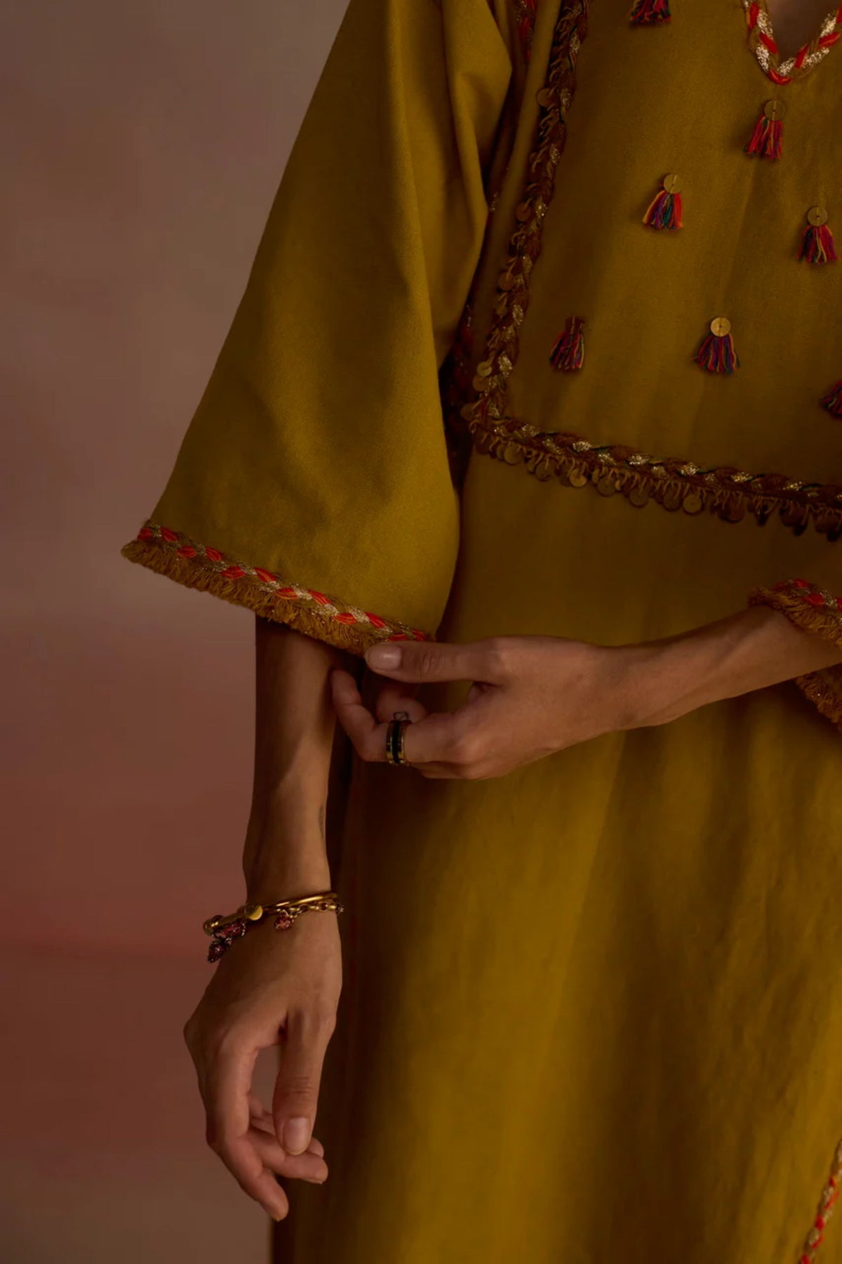 Amber Mustard Kurta