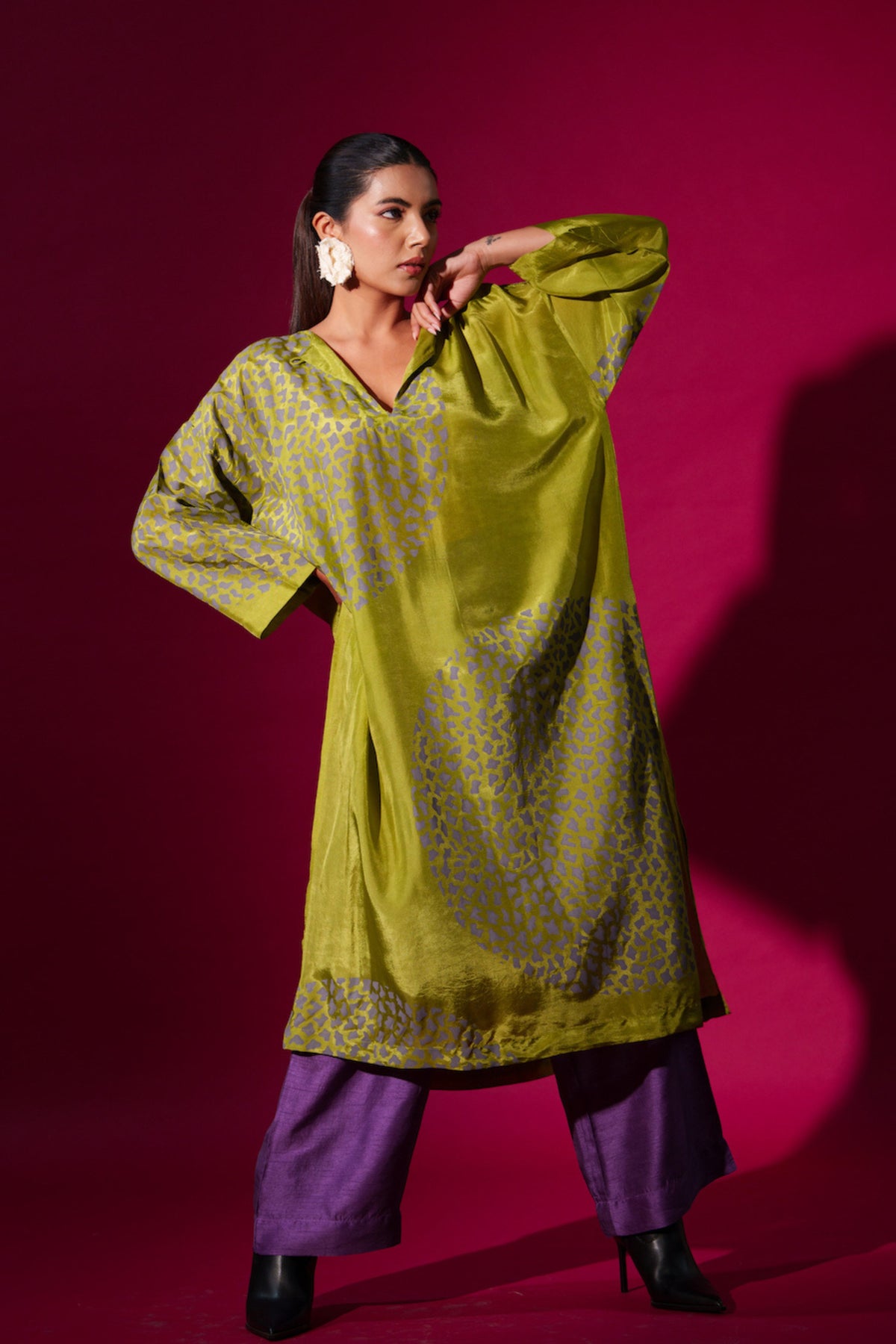 Beau Leaf Green Tunic