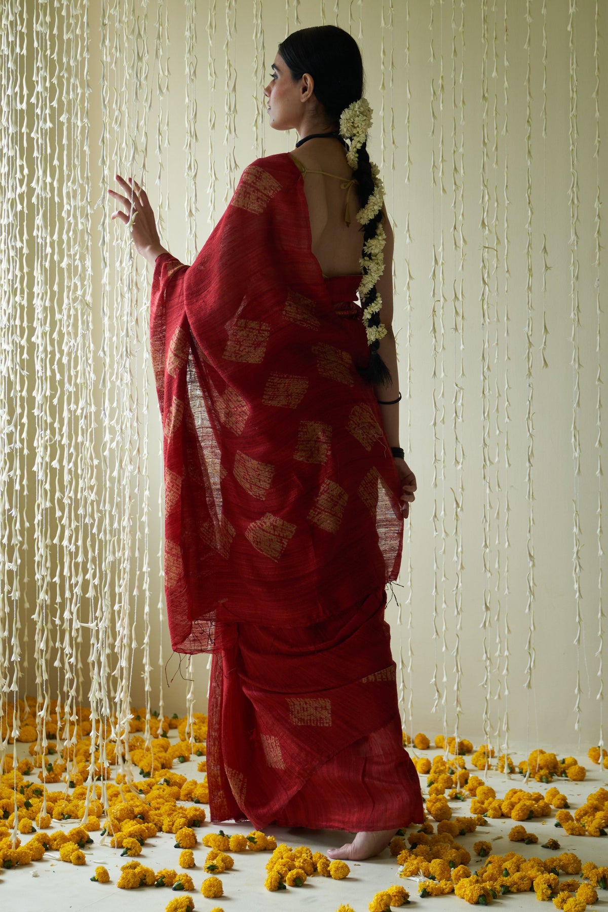 Gohar Red Saree