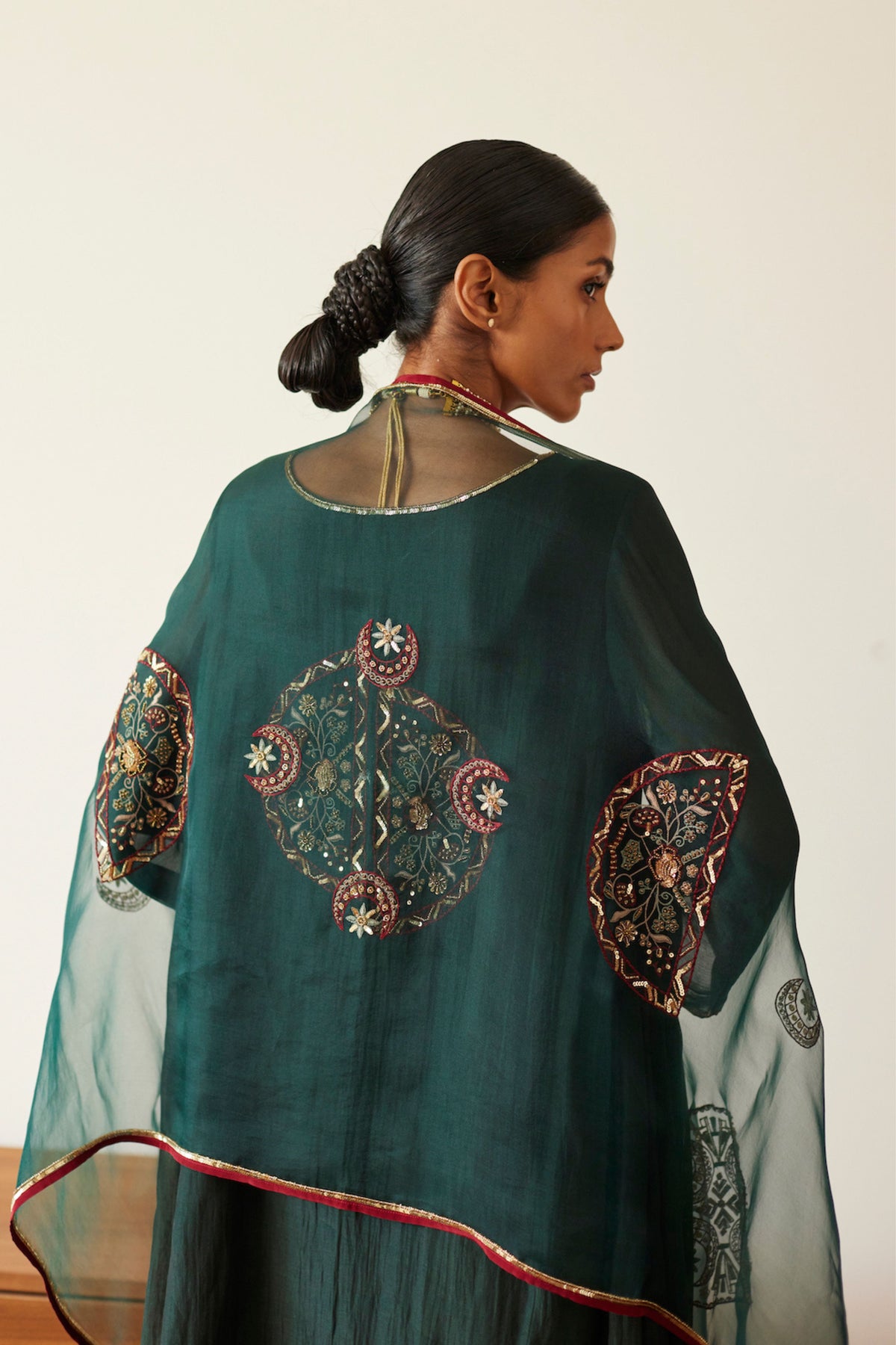 Green Shashi Kurta Set