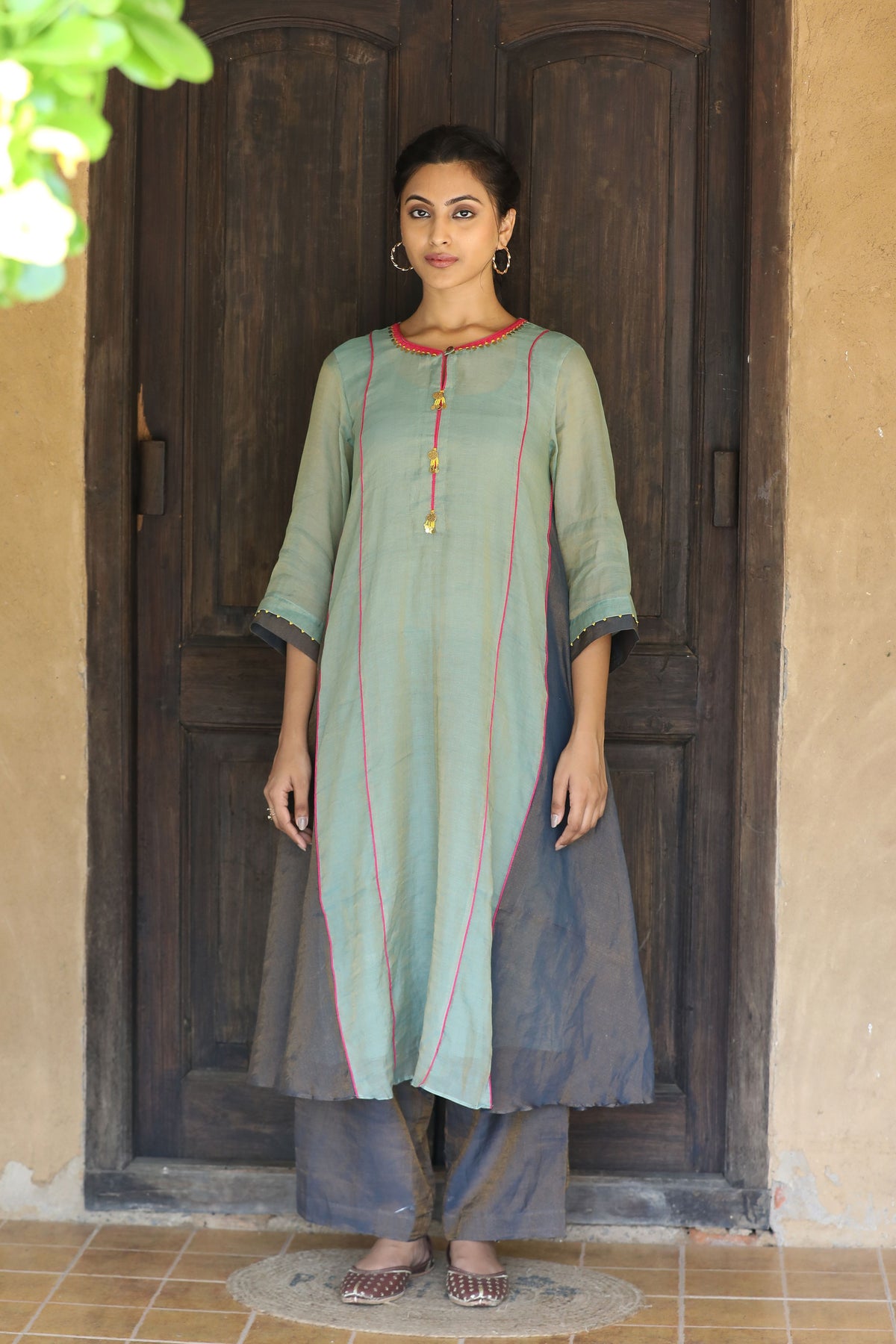 Blue And Navy Bule Kurta Set