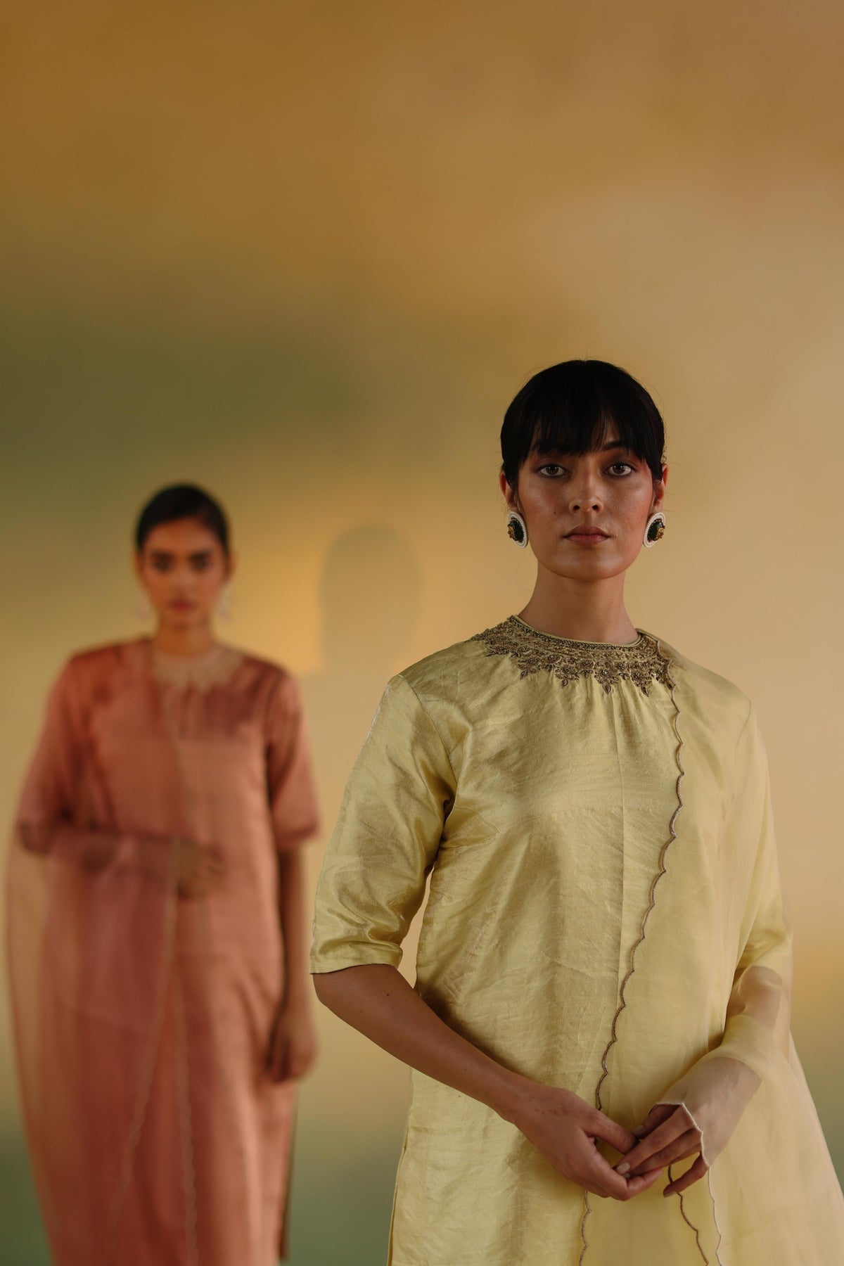 Manjari Yellow Kurta Set