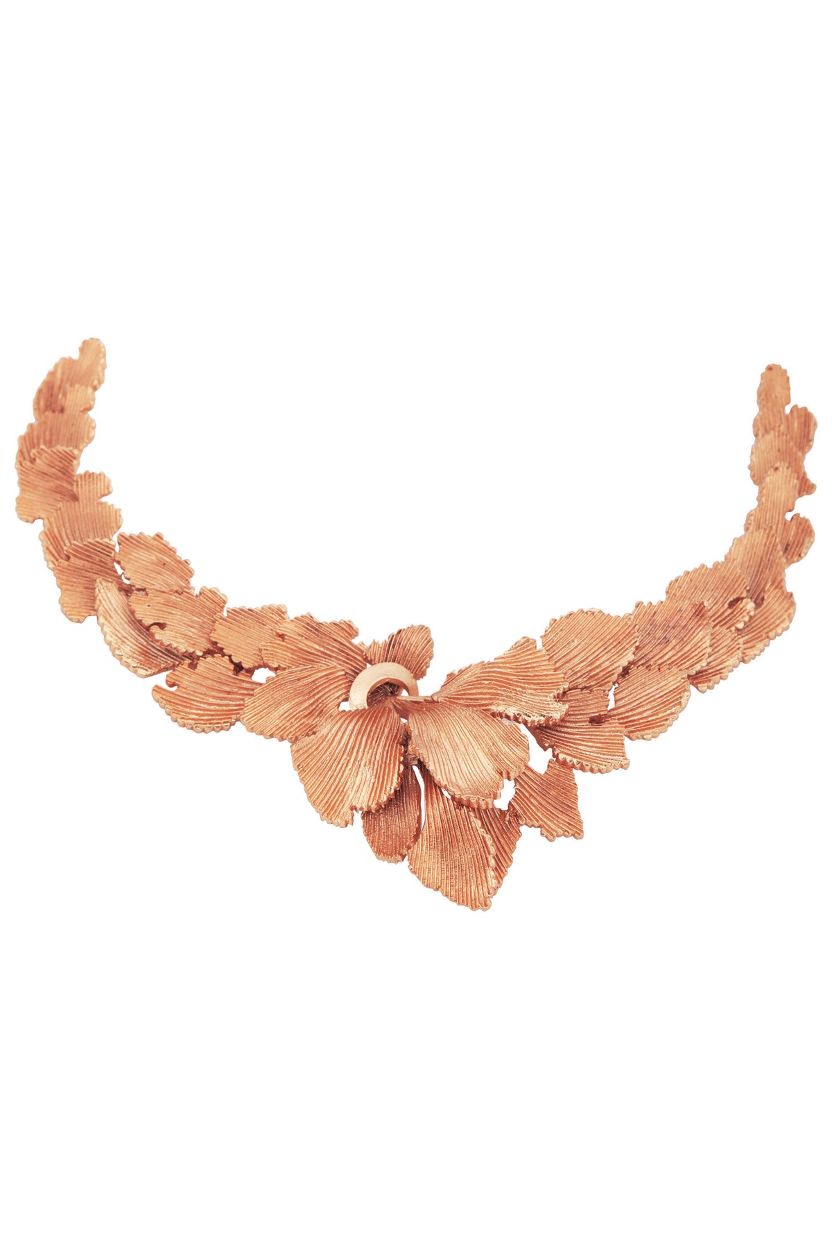 Rose gold floresco necklace