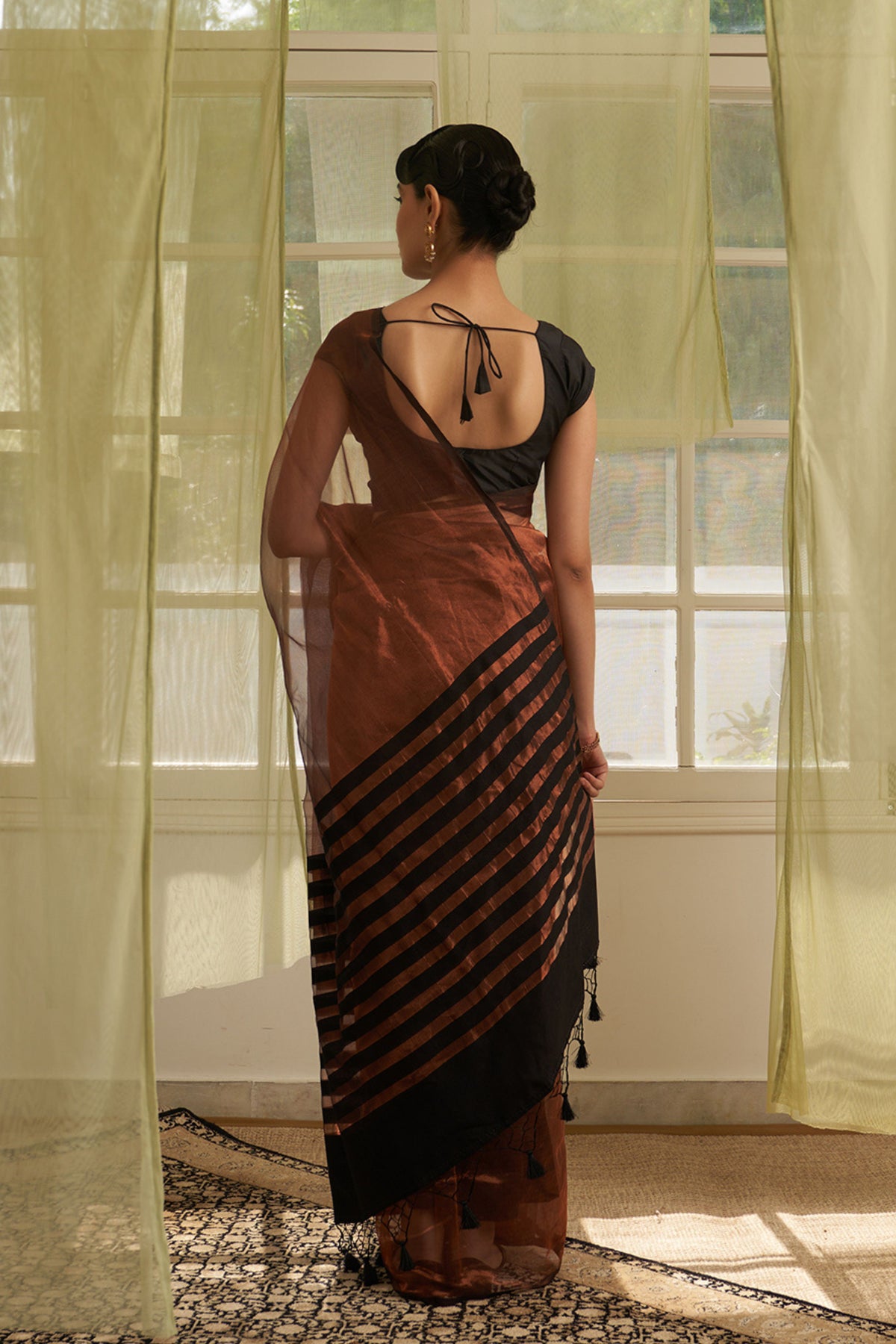 Dibya Rust Saree