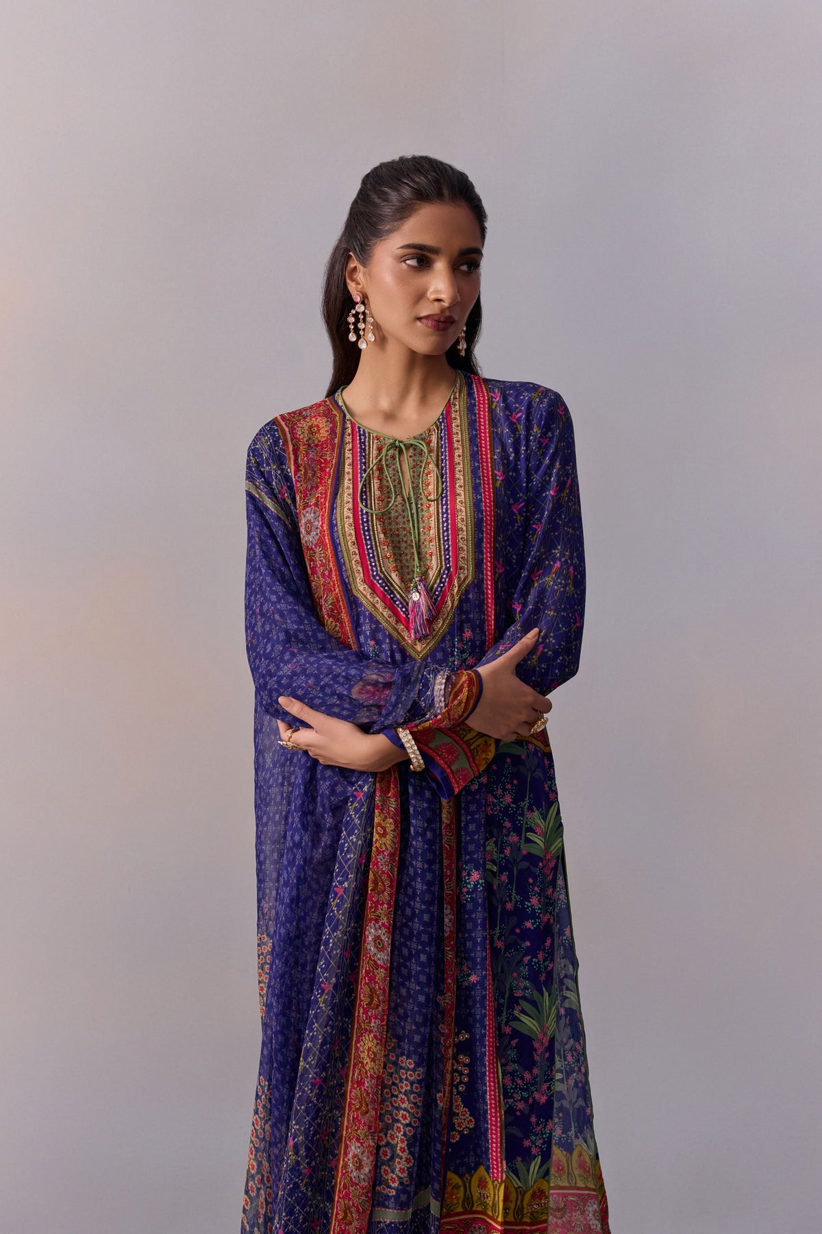 Midnight Blue Sahiba Kurta Set