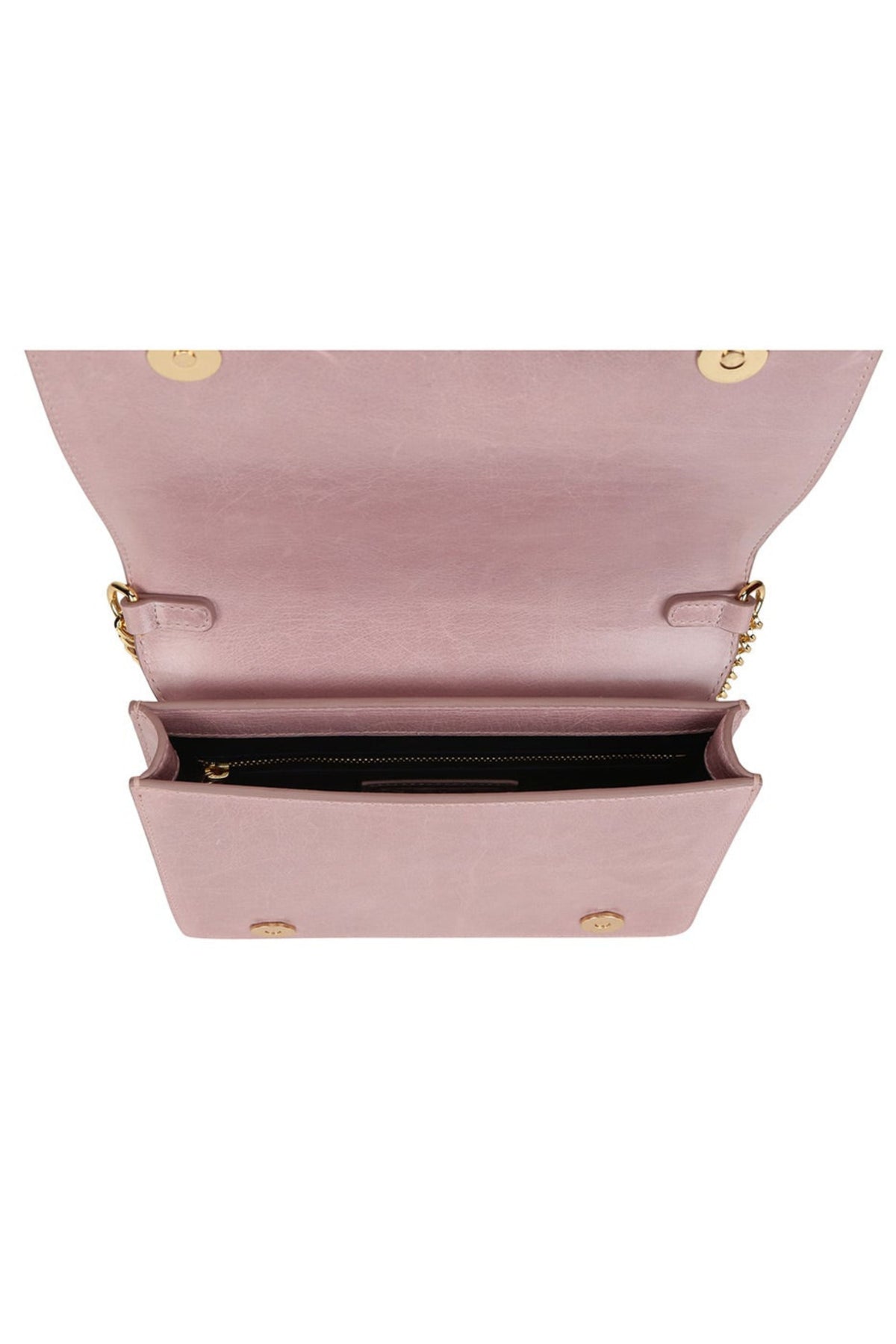 Iris lace lilac leather shoulder bag