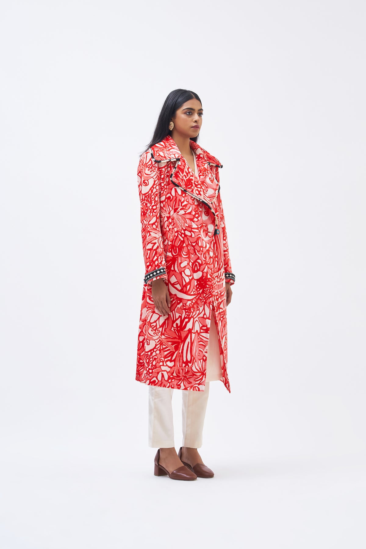 Masai Coral Pink Trench Jacket