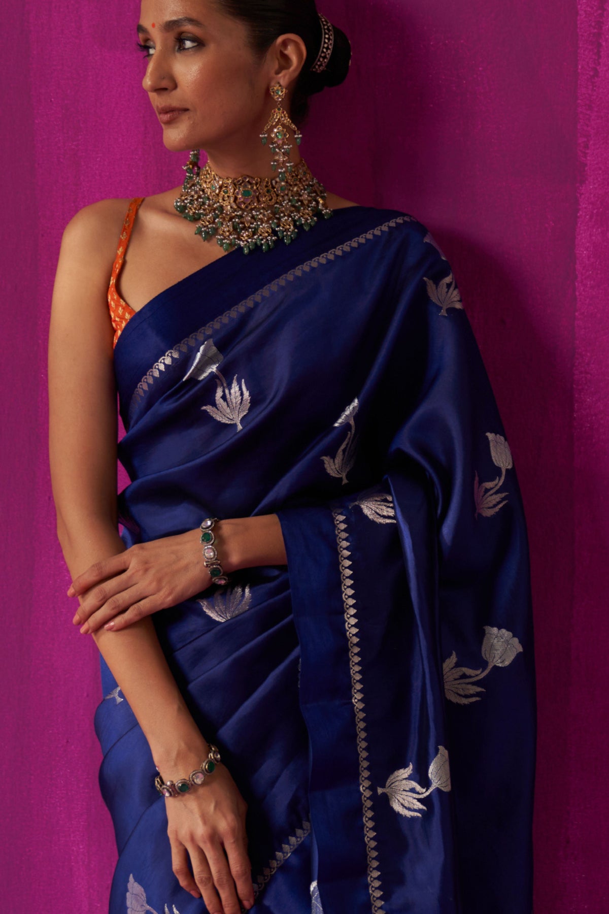 Padmini Blue Saree