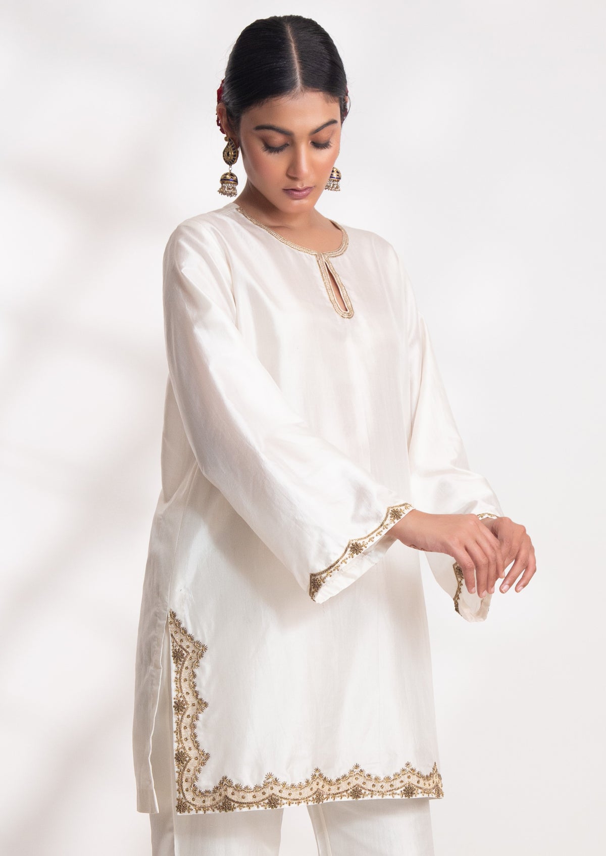 Ivory Lekha Tunic Set