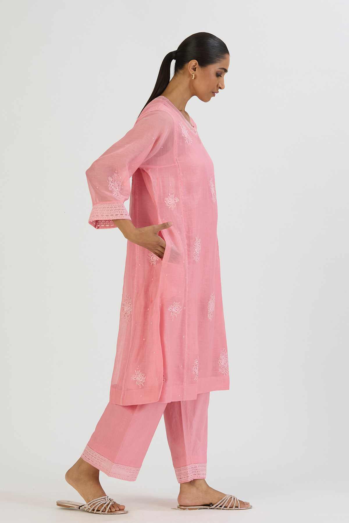 Bright Pink Aadhya Kurta Pant