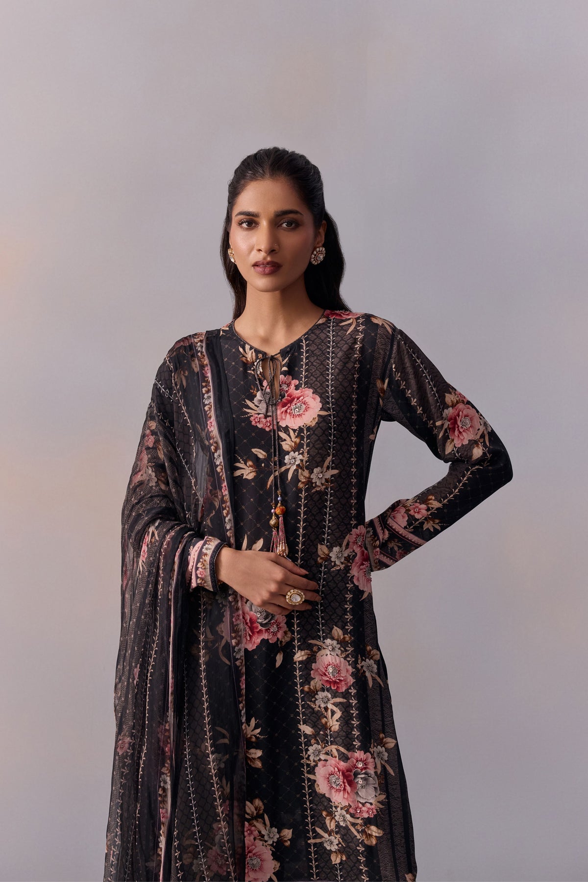 Black Sarah Kurta Set