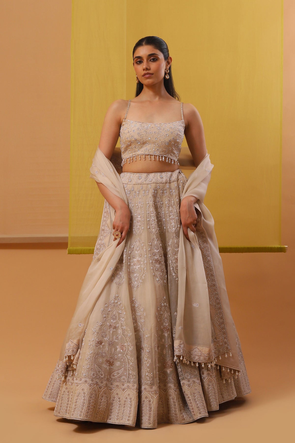 Offwhite Ainaz Lehenga Set