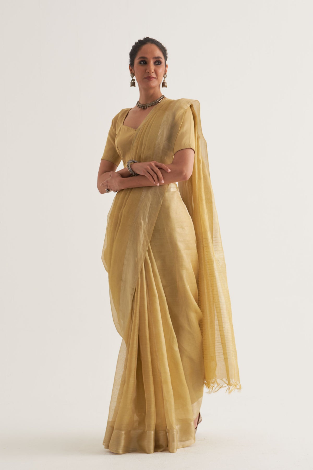 Sudha Lemon Saree