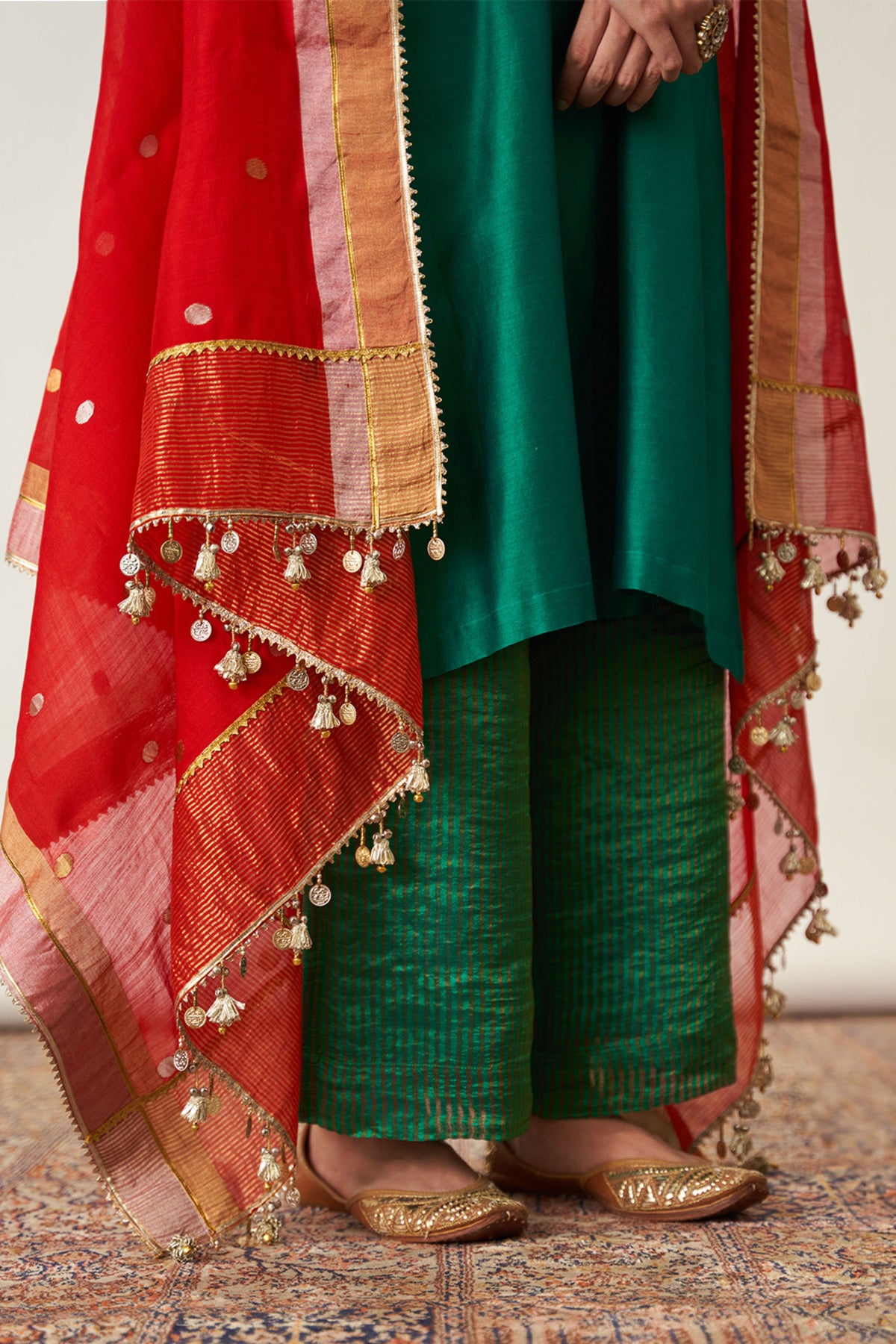 Red Dupatta