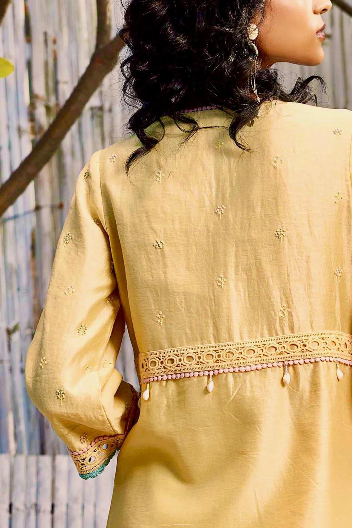 Sunshine Yellow A-line Kurta Set