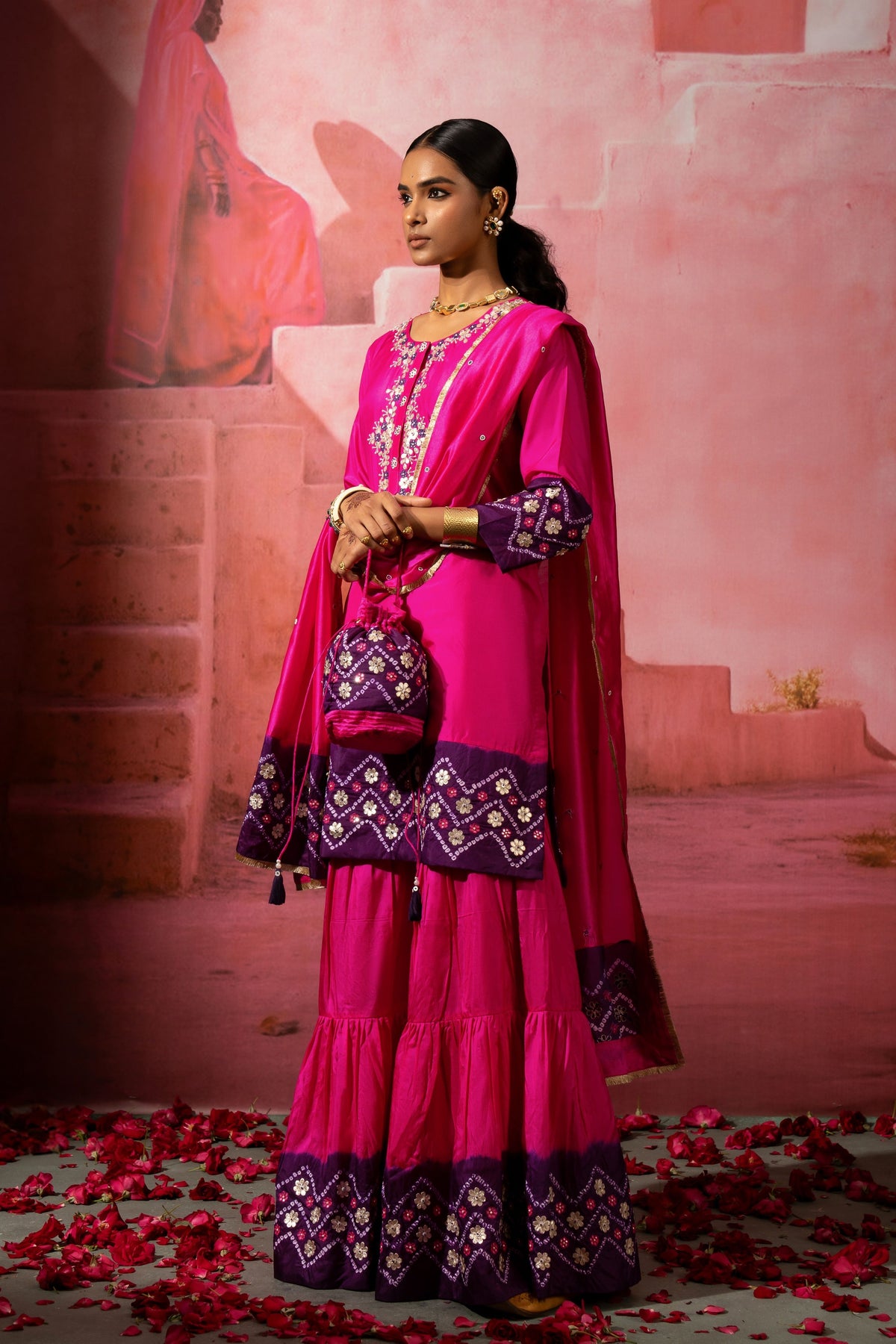 Rangeela Pink Sharara