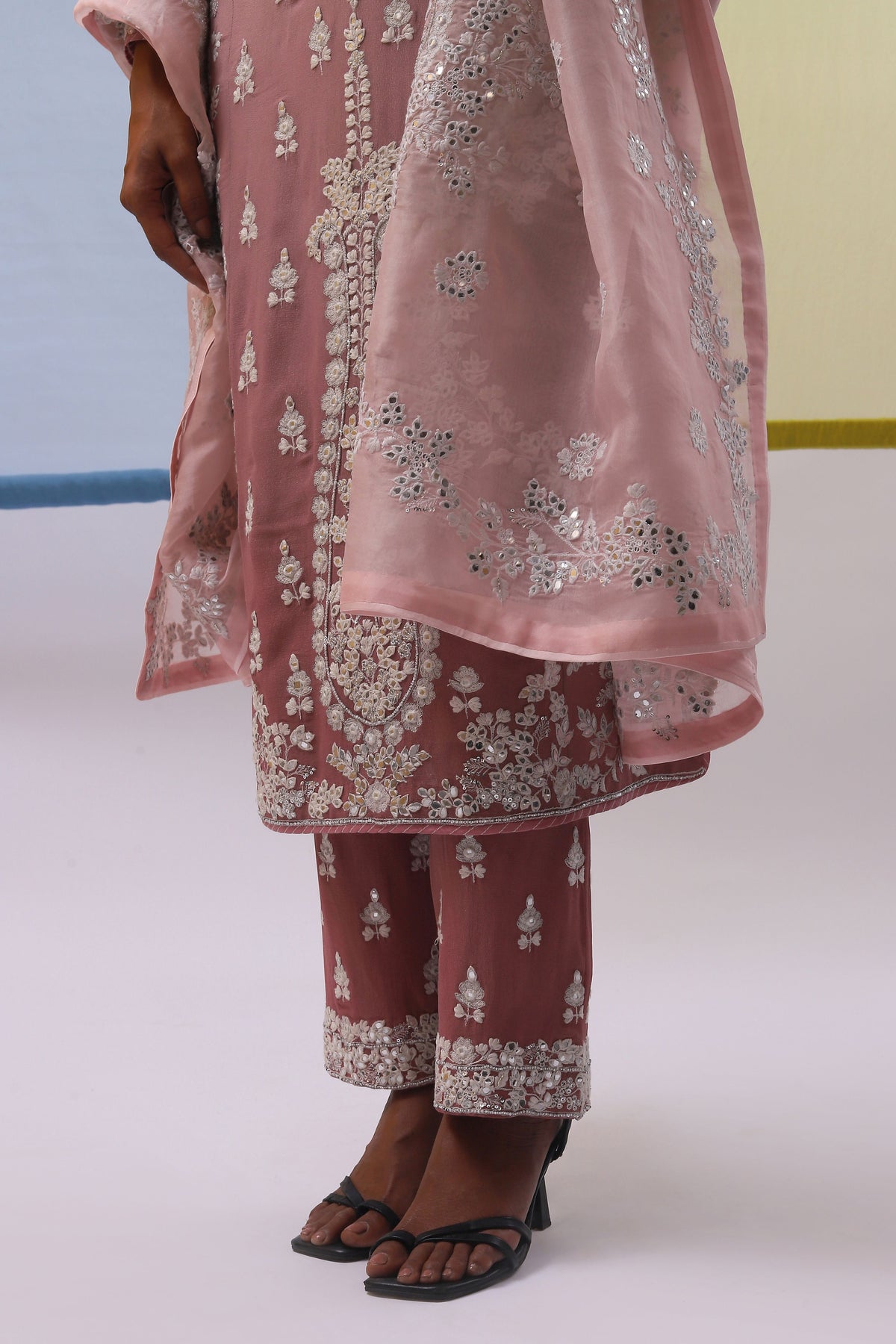 Pink Dua Long Kurta Set