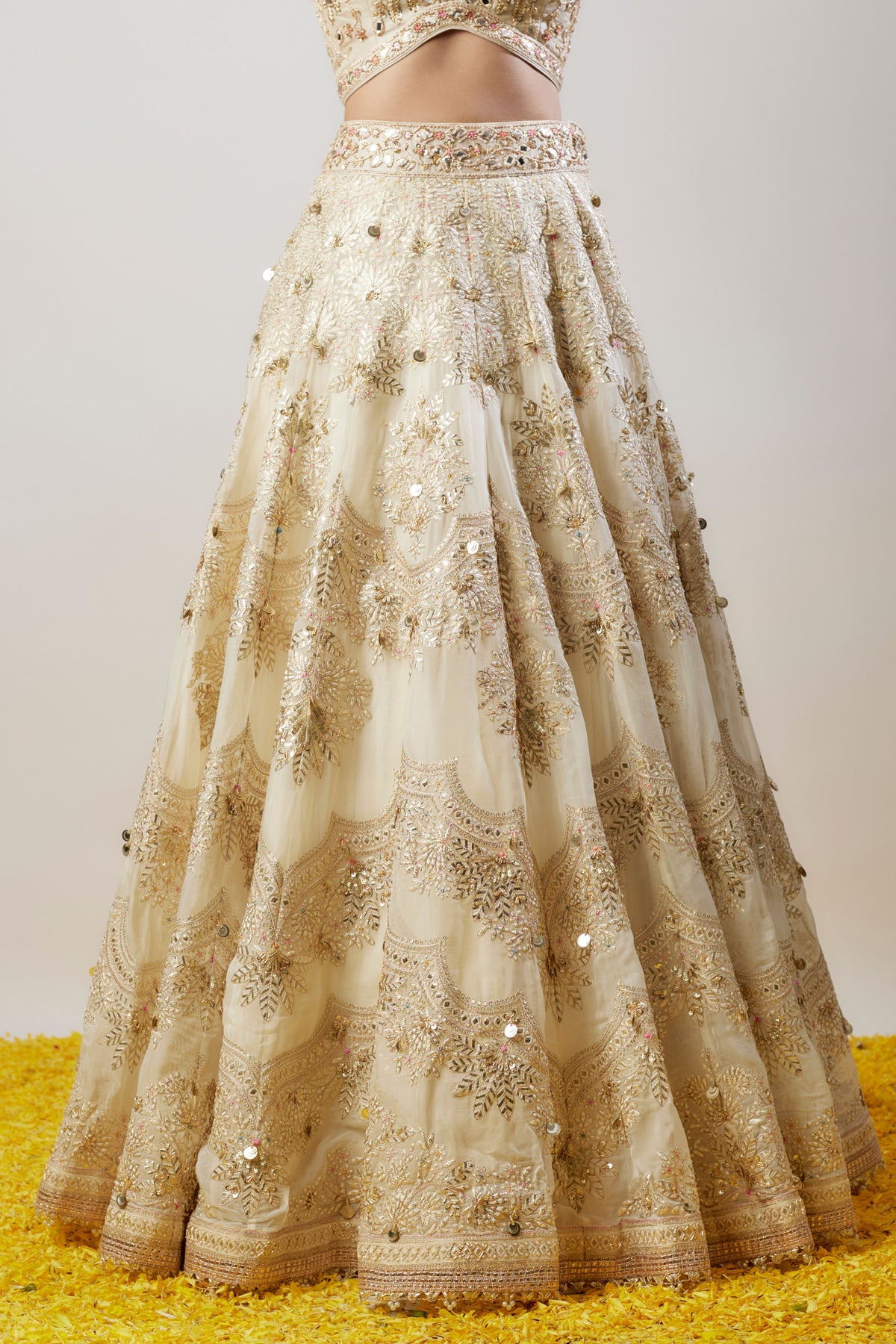 Karishma Ivory Lehenga Set