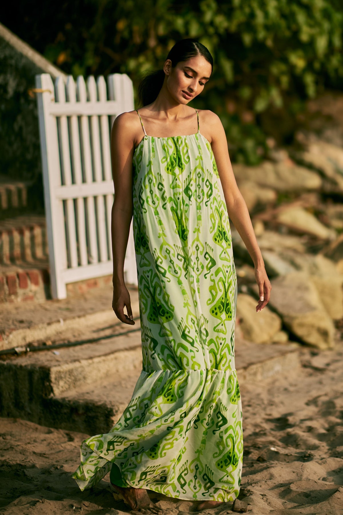 Lime Green Mirri Maxi