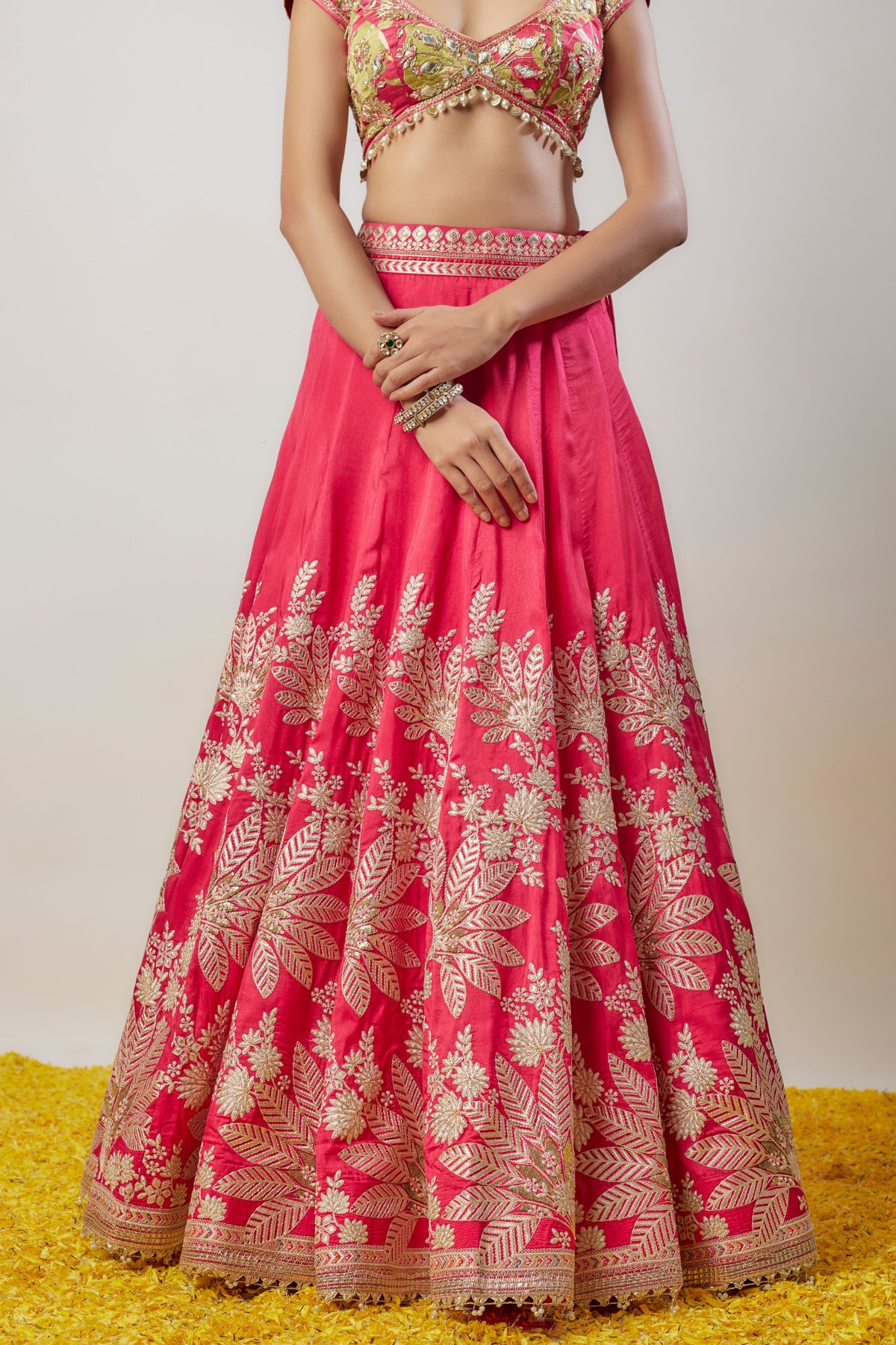 Alaya Cranberry Lehenga Set