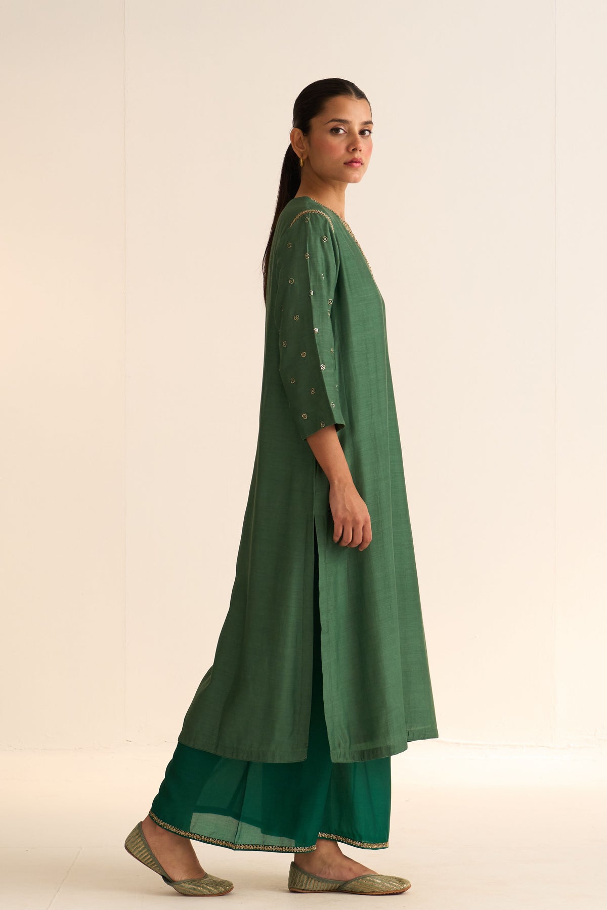 Kavish Sage Green Kurta