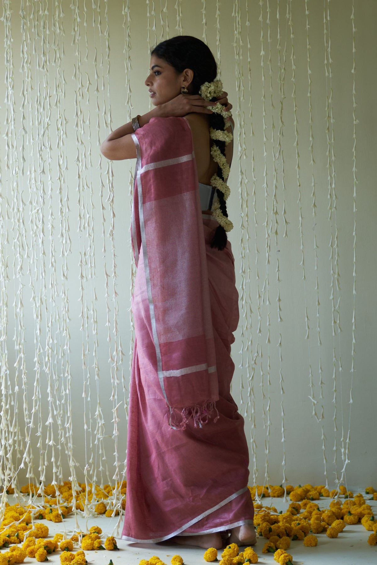 Sayah Pink Saree