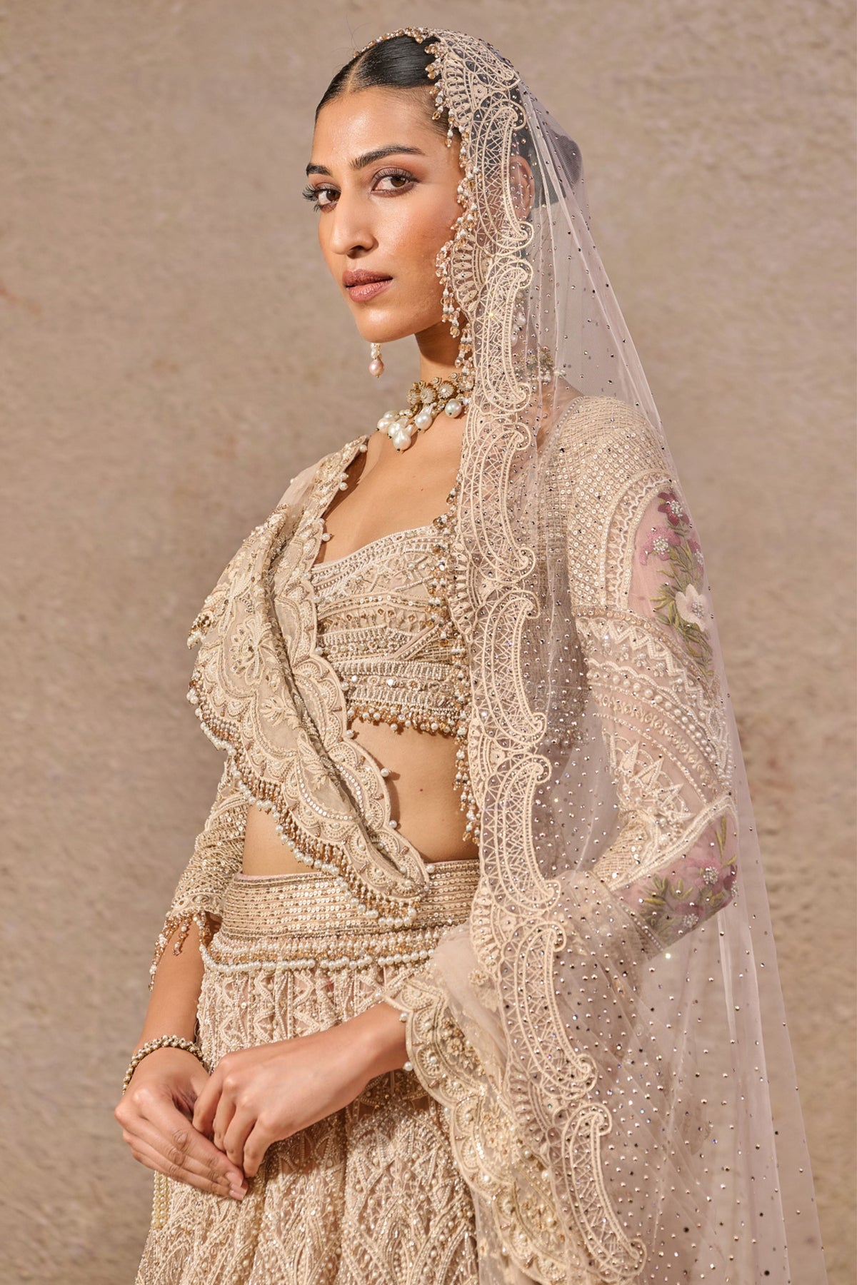 Blush Embroidered Lehenga Set