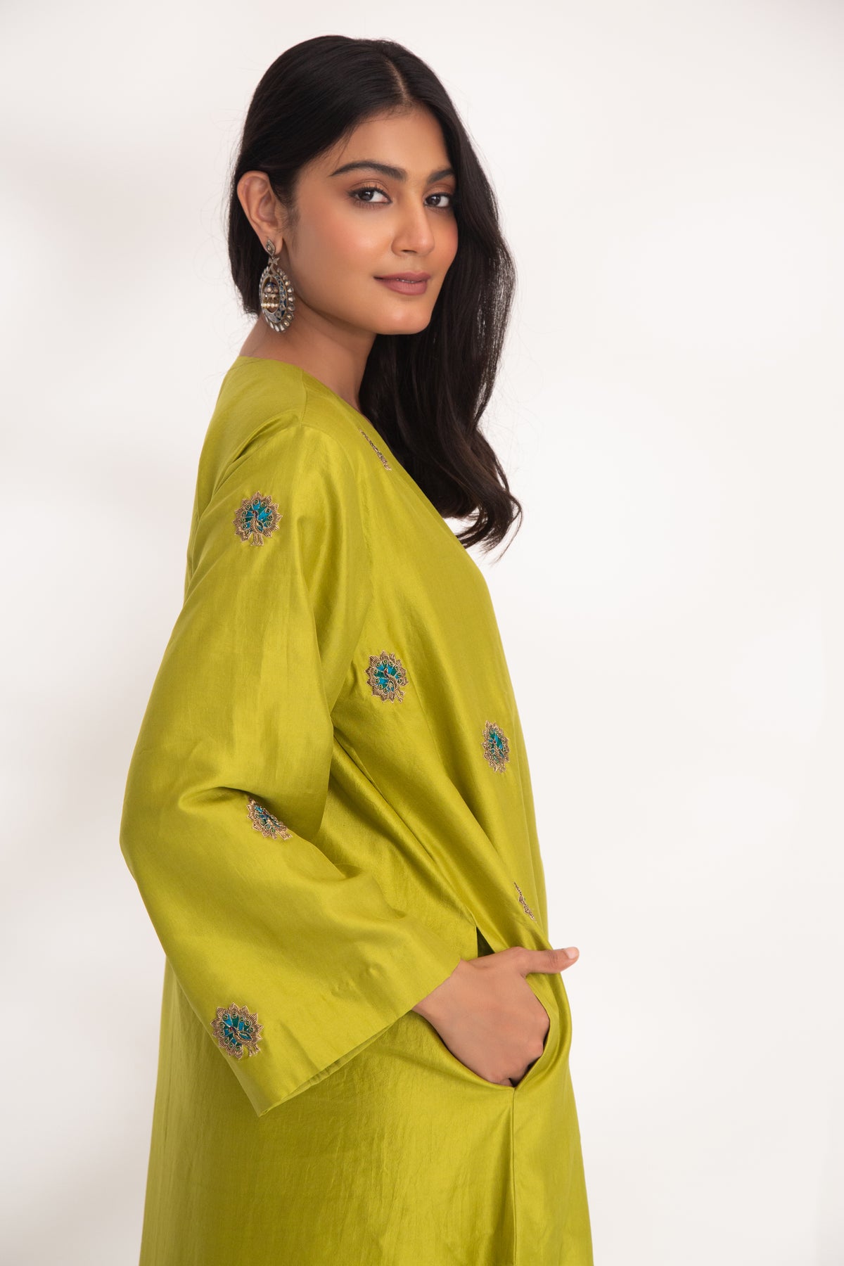 Mango Green Devya Tunic Set