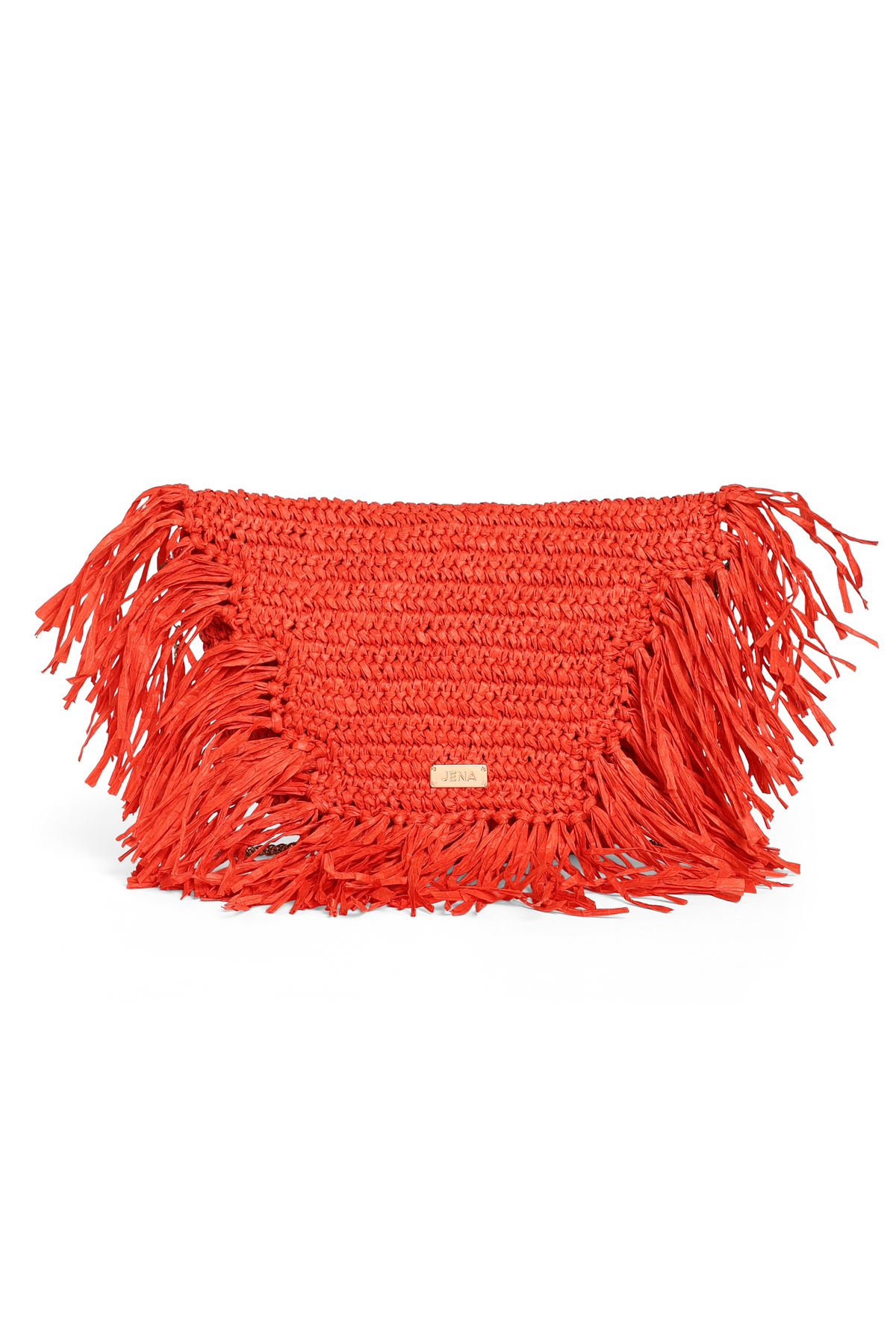 Raffia Moon Crossbody