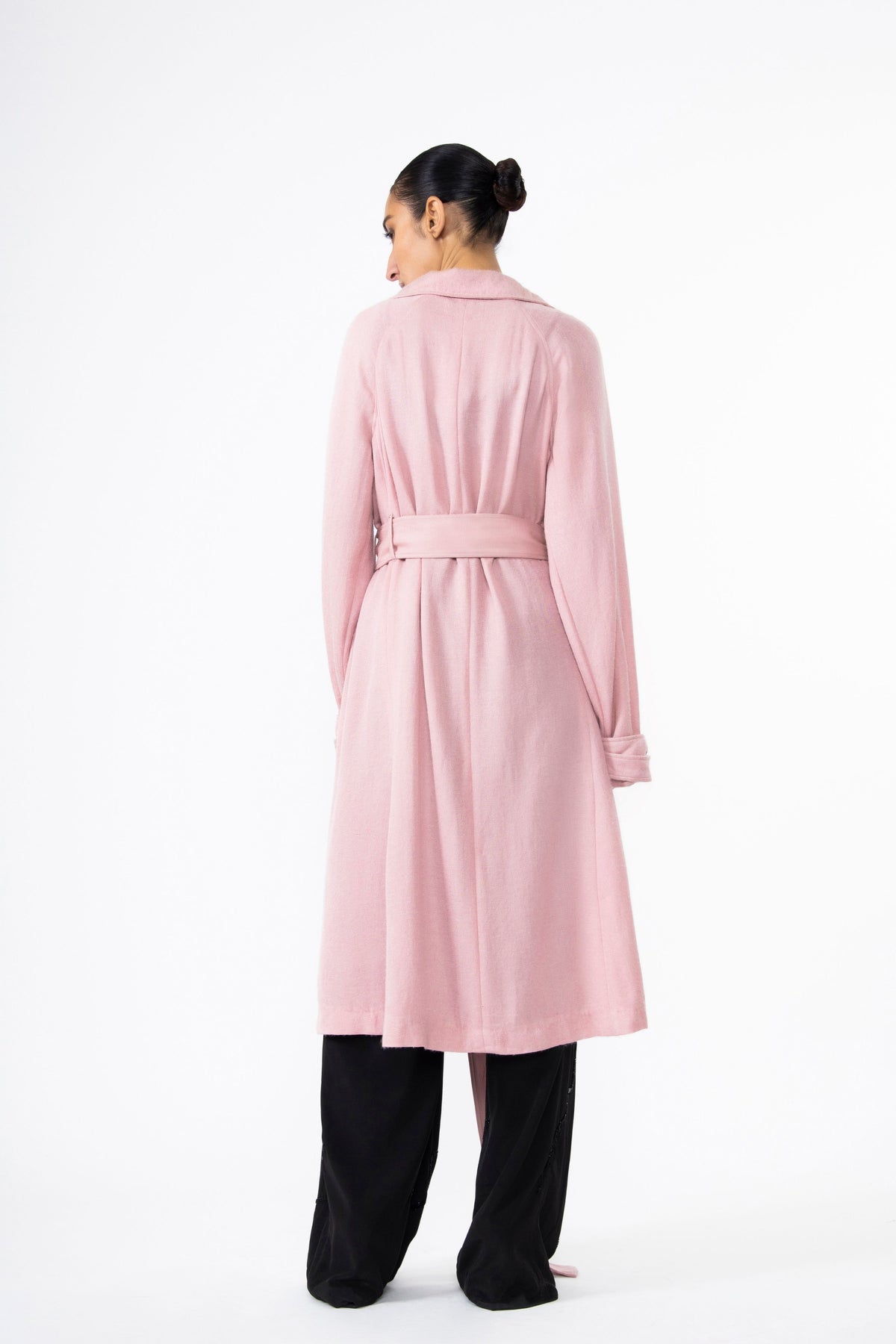 Barely Pink Trench Coat