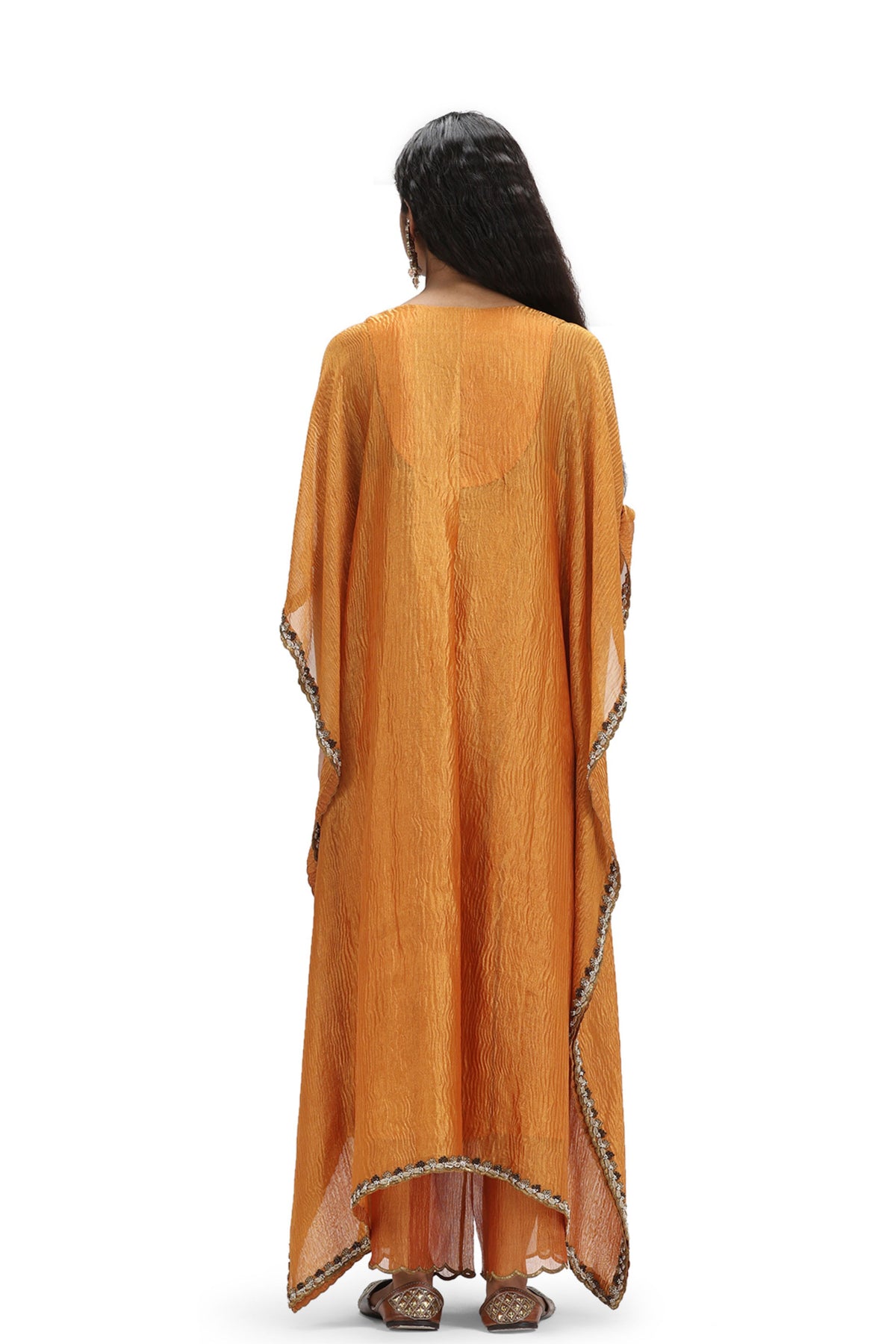 Visista Rust Kaftan Set