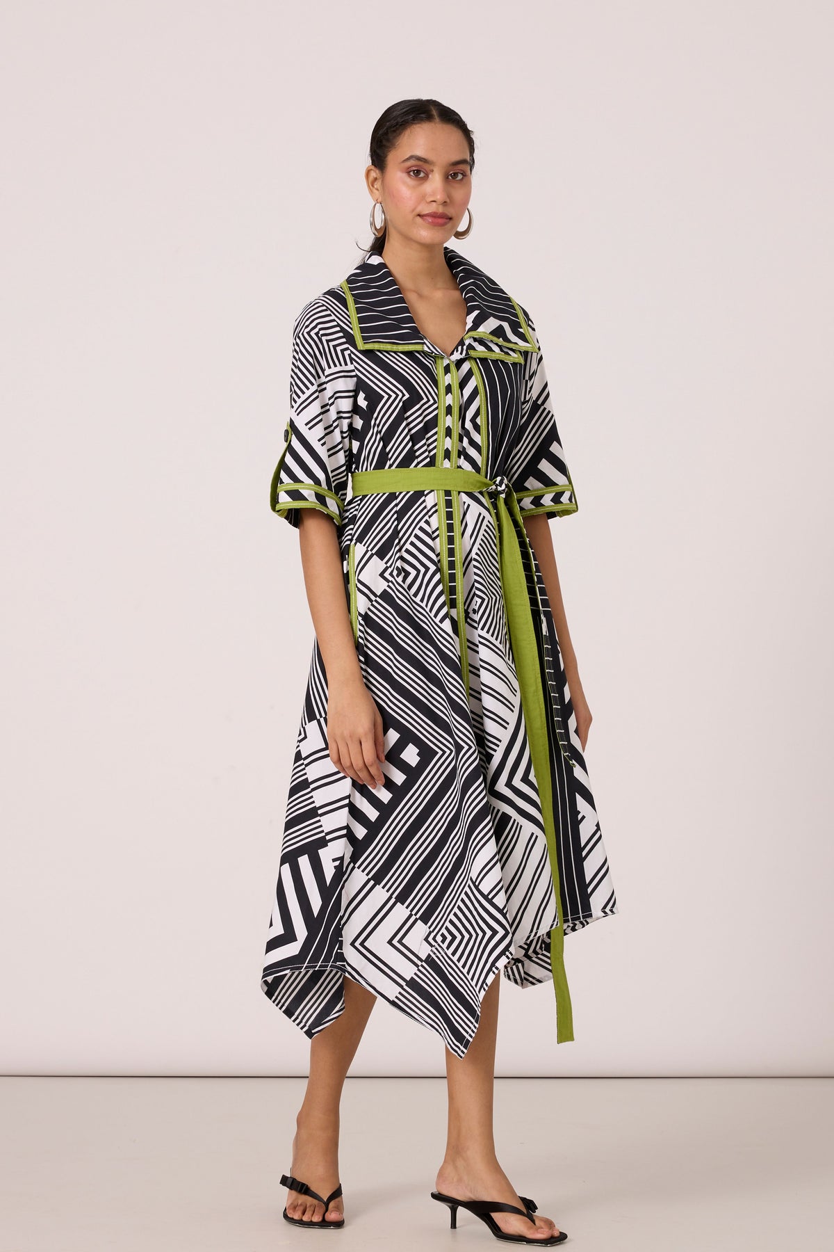 Juniper Asymmetric Printed Dress