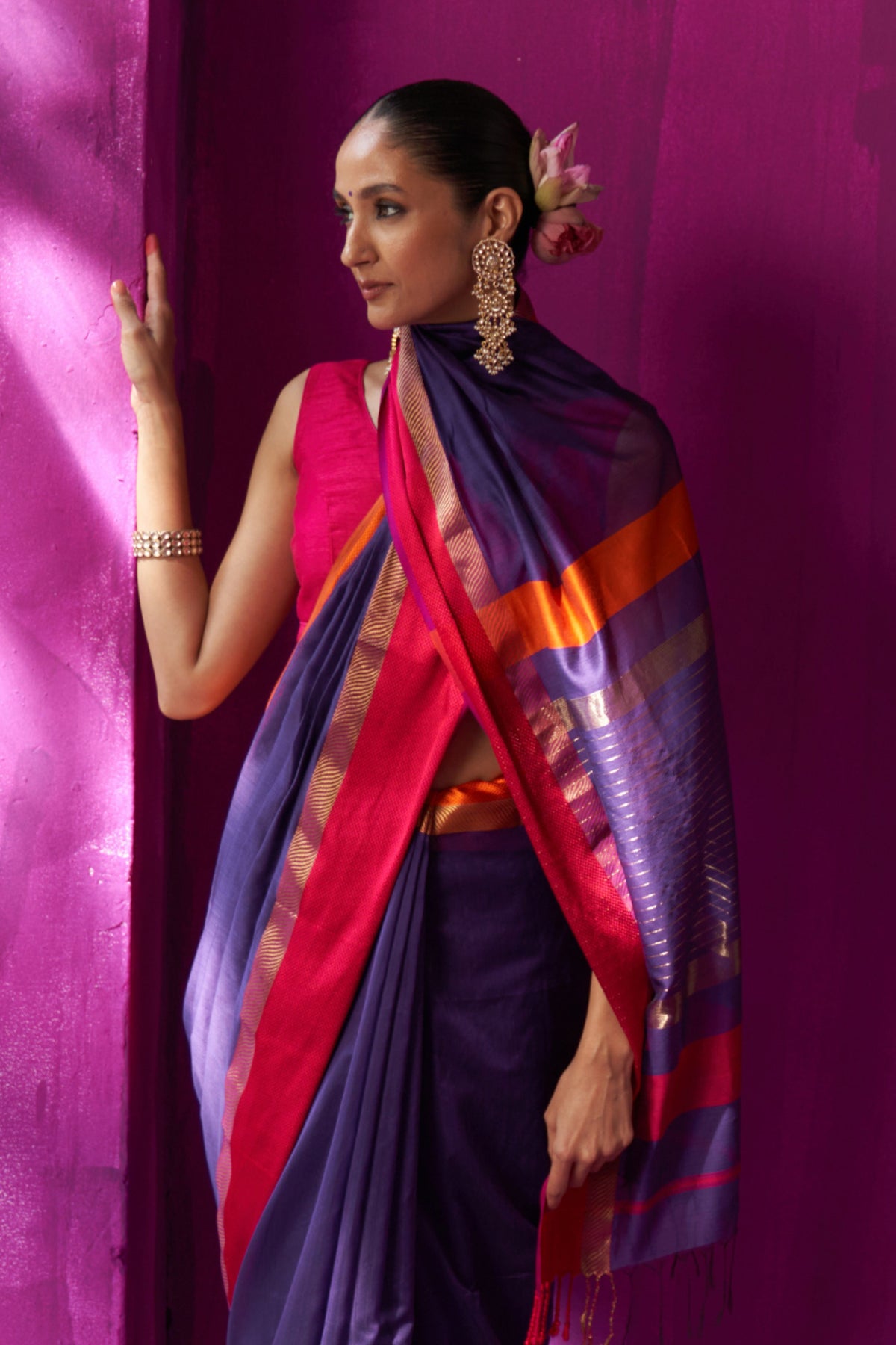 Mohini Purple Saree