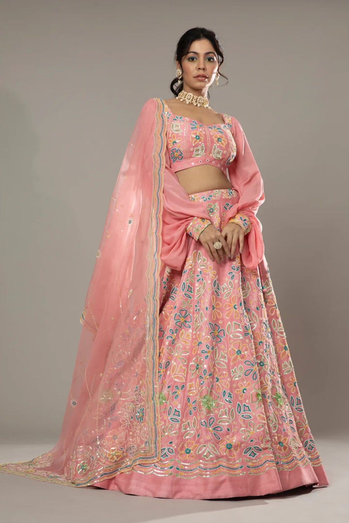 Candy Floss Lehenga Set