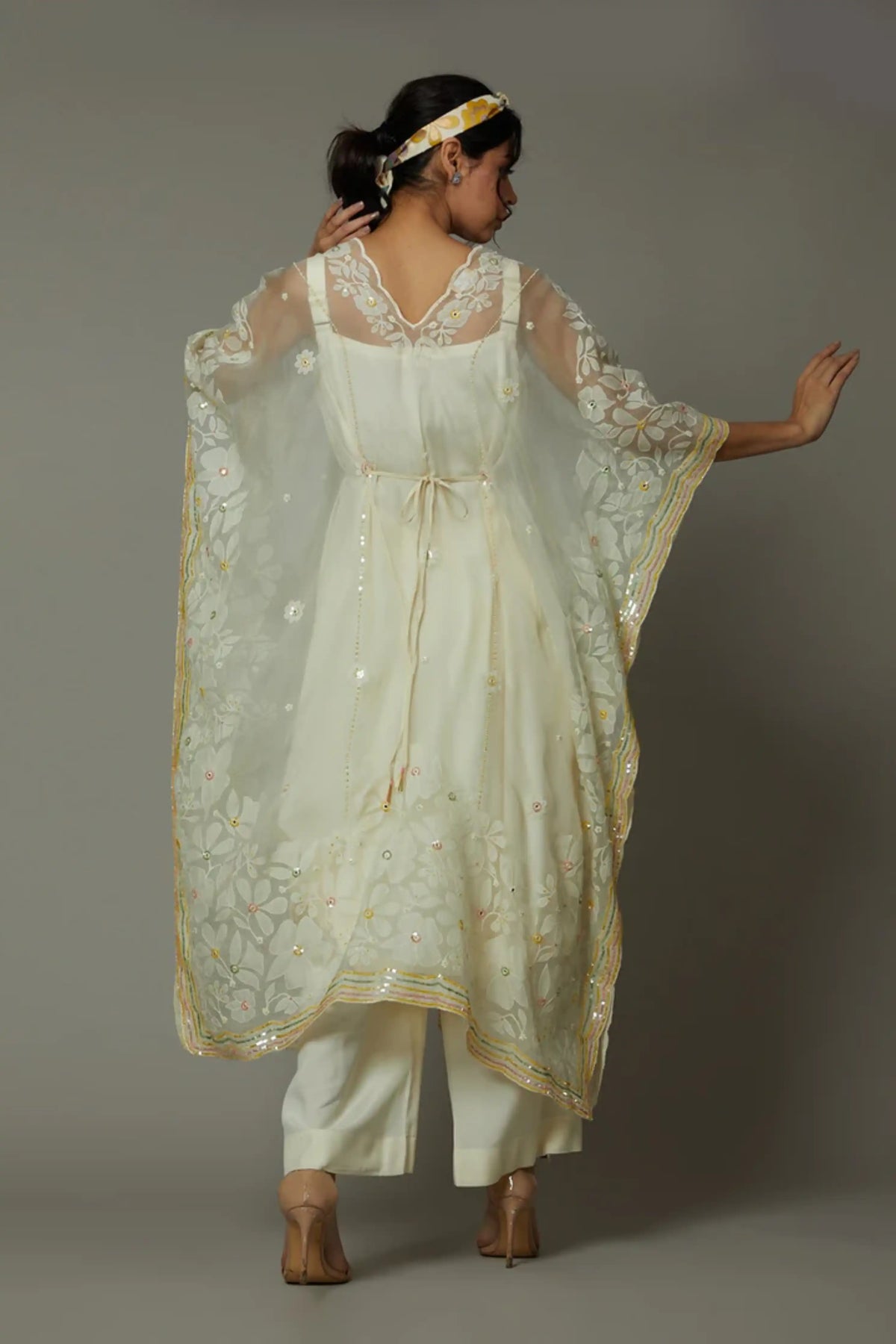 French Vannila Kaftan Set